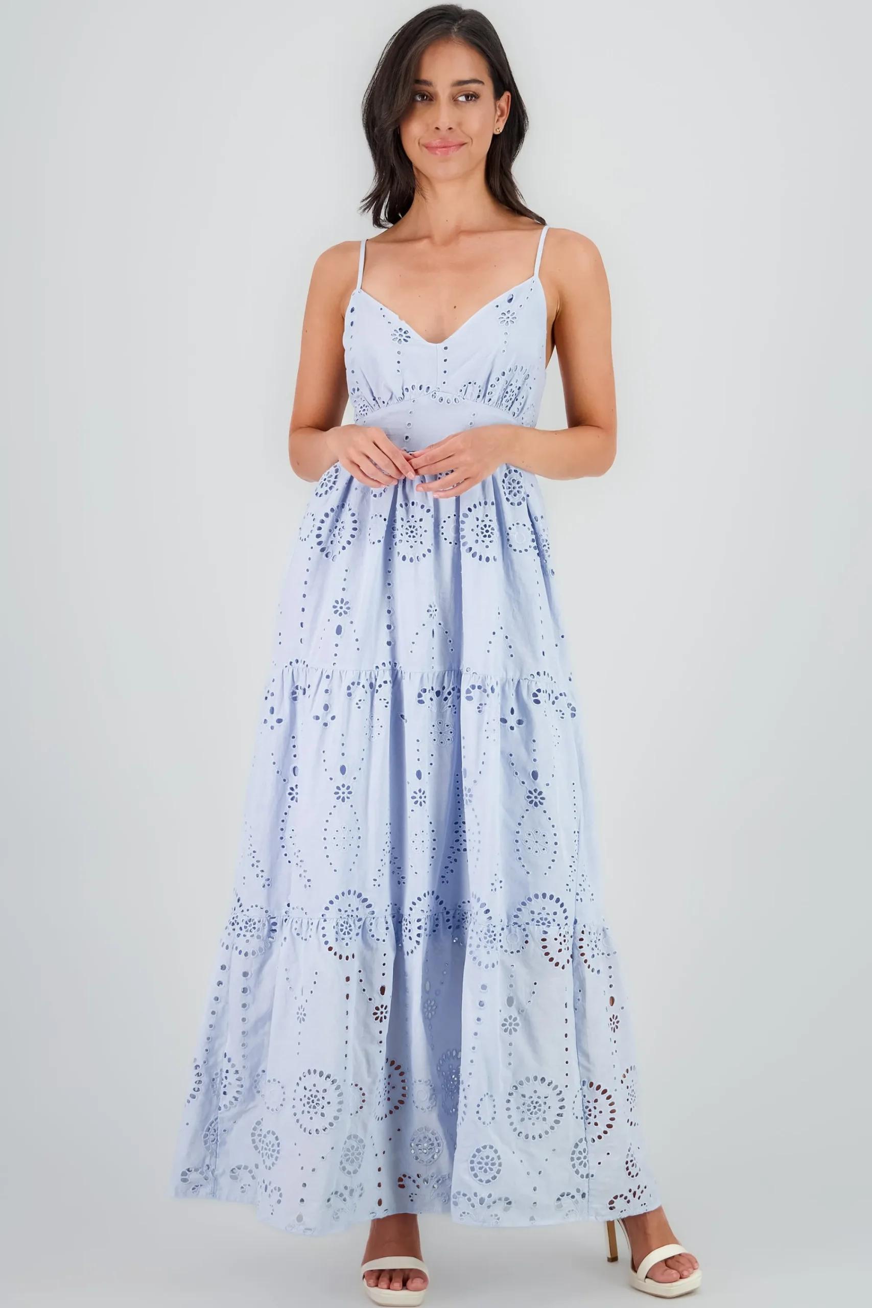 Shasa Embroidered Maxi Dress