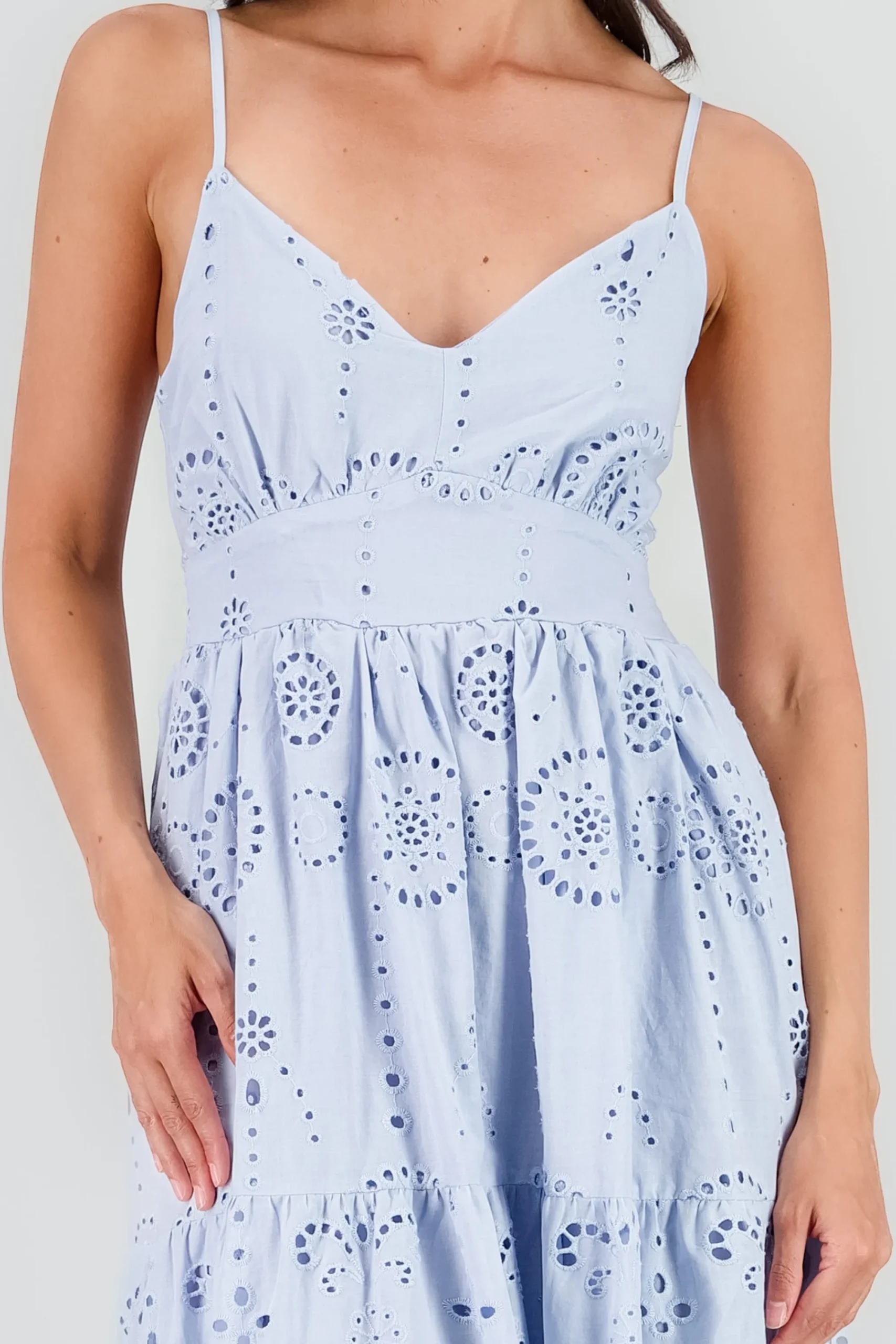 Shasa Embroidered Maxi Dress
