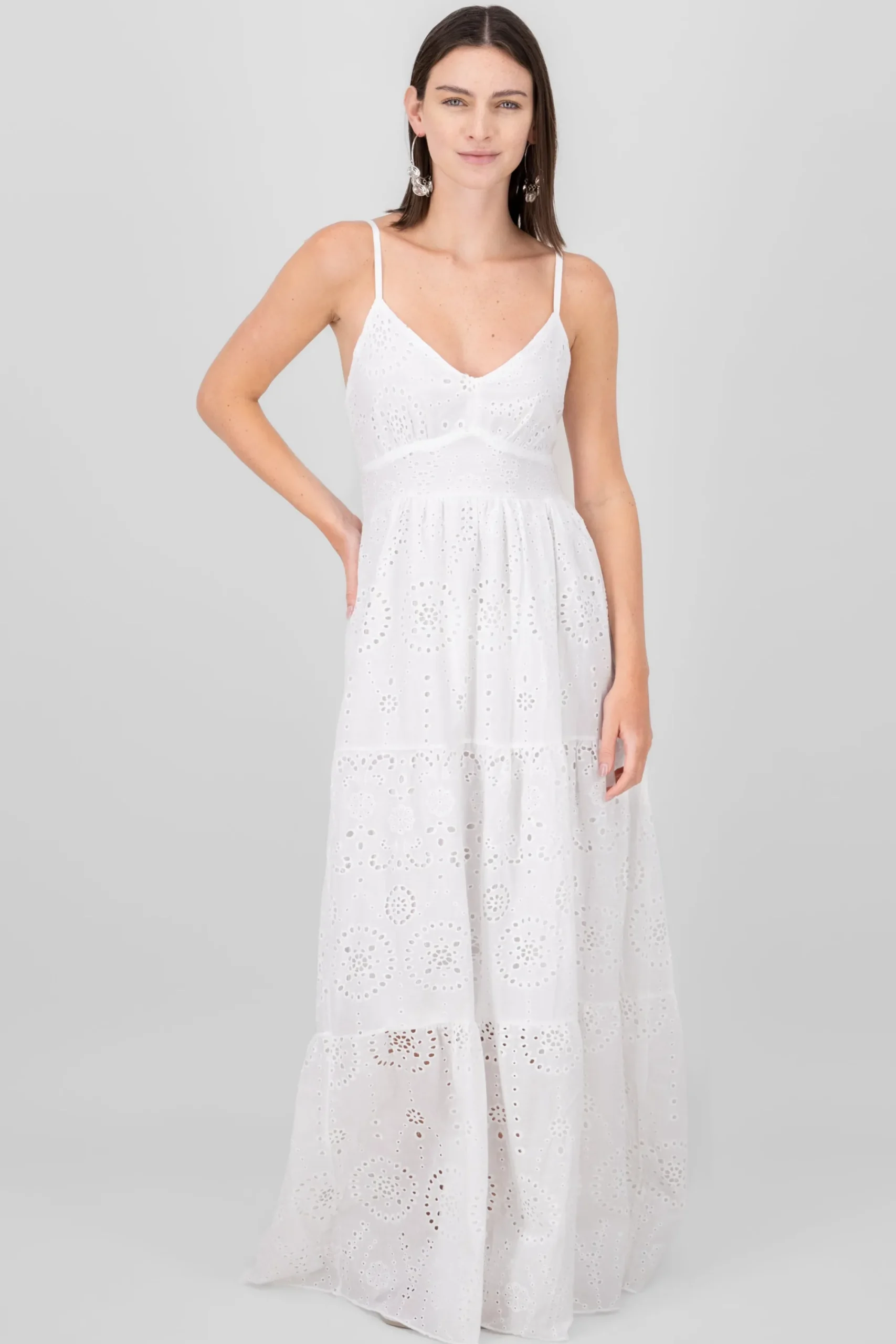 Shasa Embroidery Maxi Dress