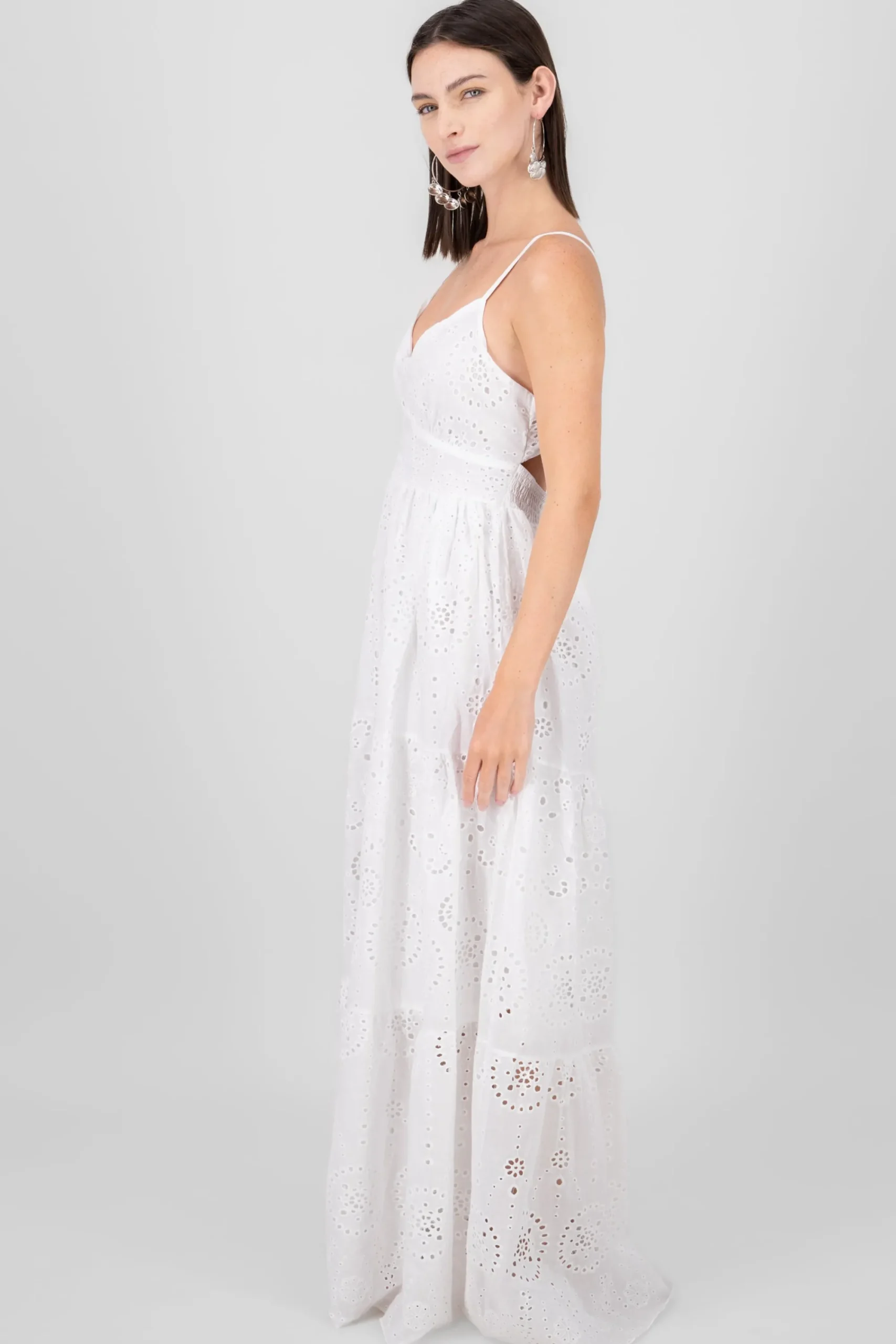Shasa Embroidery Maxi Dress