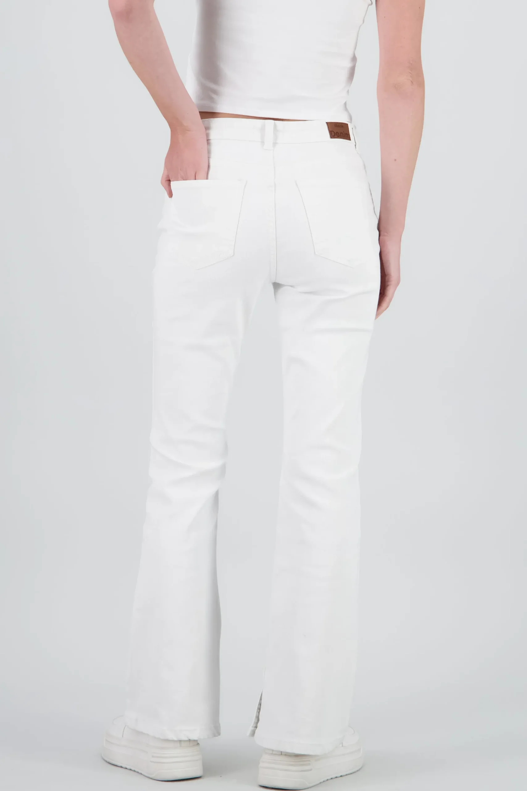 Shasa Flare Jeans with Slit