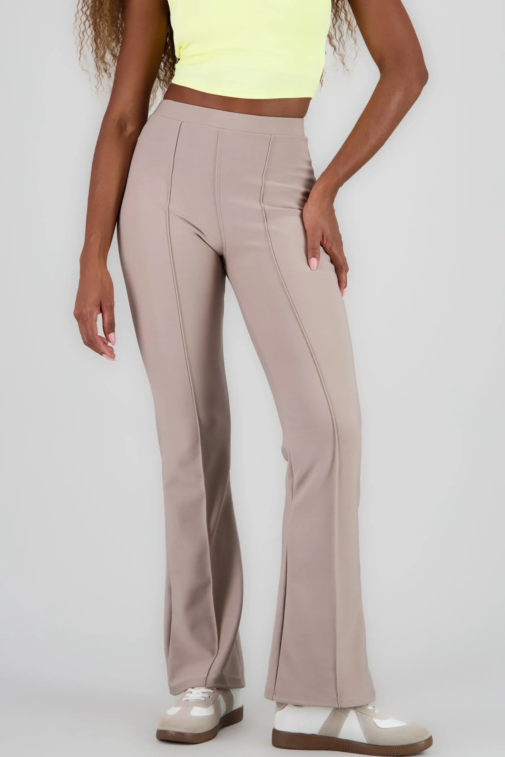 Shasa Flare Pants with Seams
