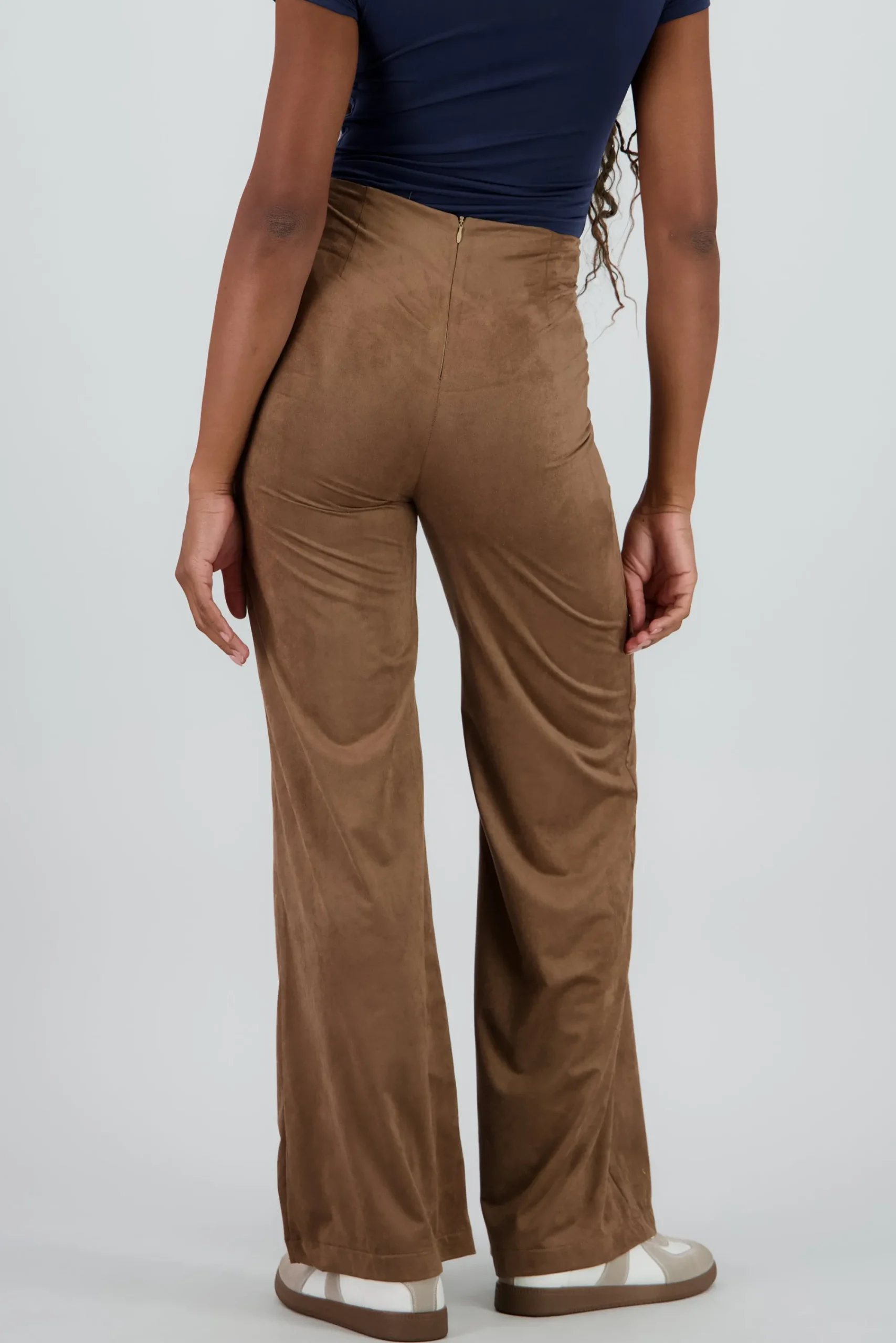 Shasa Flare Pants with Texture Detail