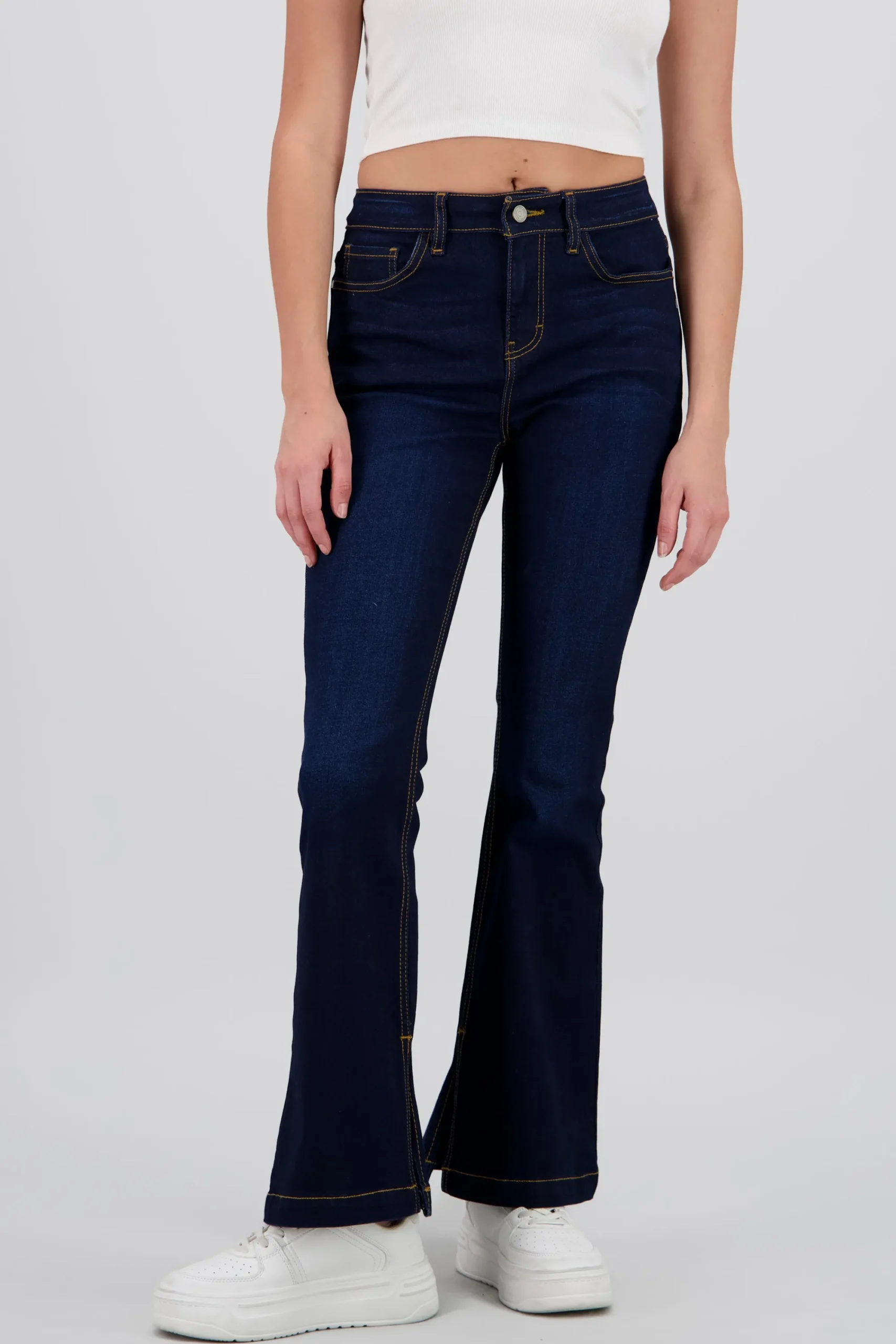 Shasa Flared Jeans with Hem