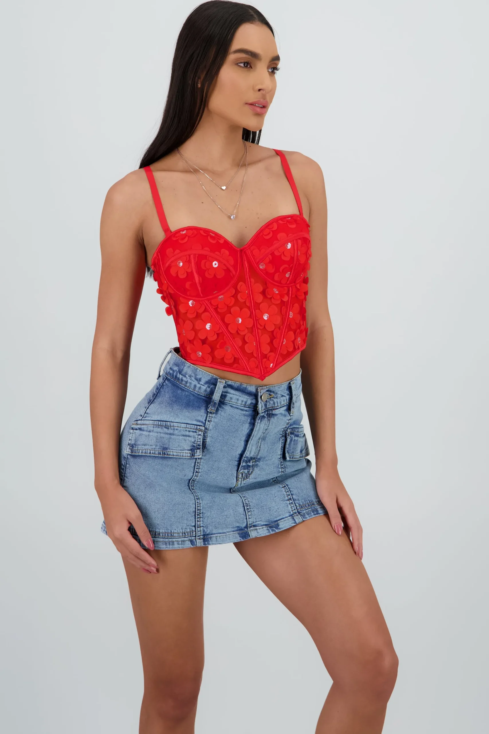 Shasa Floral Detail Corset
