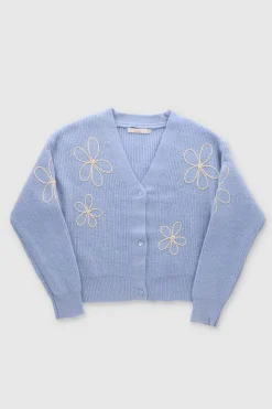 Shasa Floral Knit Cardigan