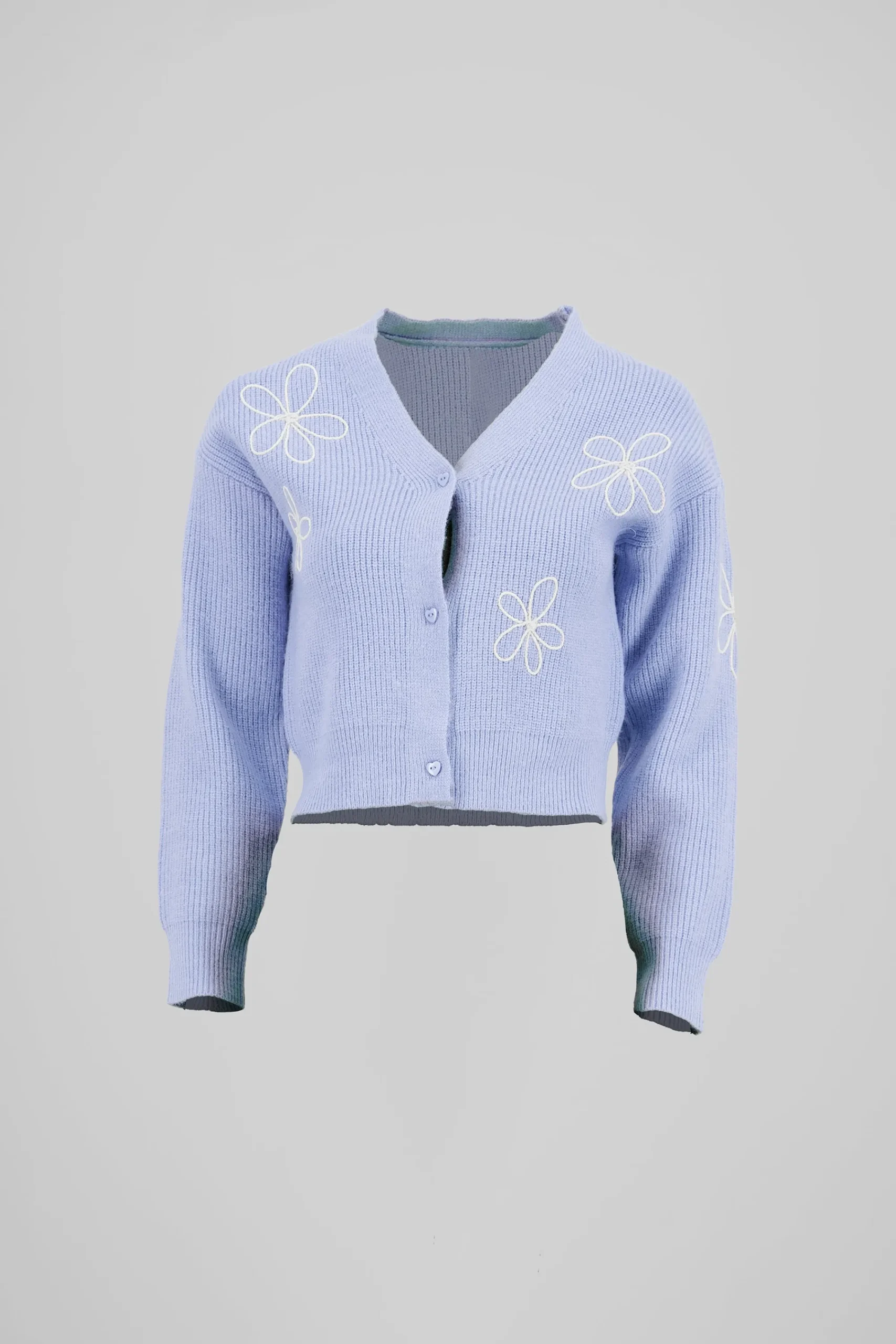 Shasa Floral Knit Cardigan