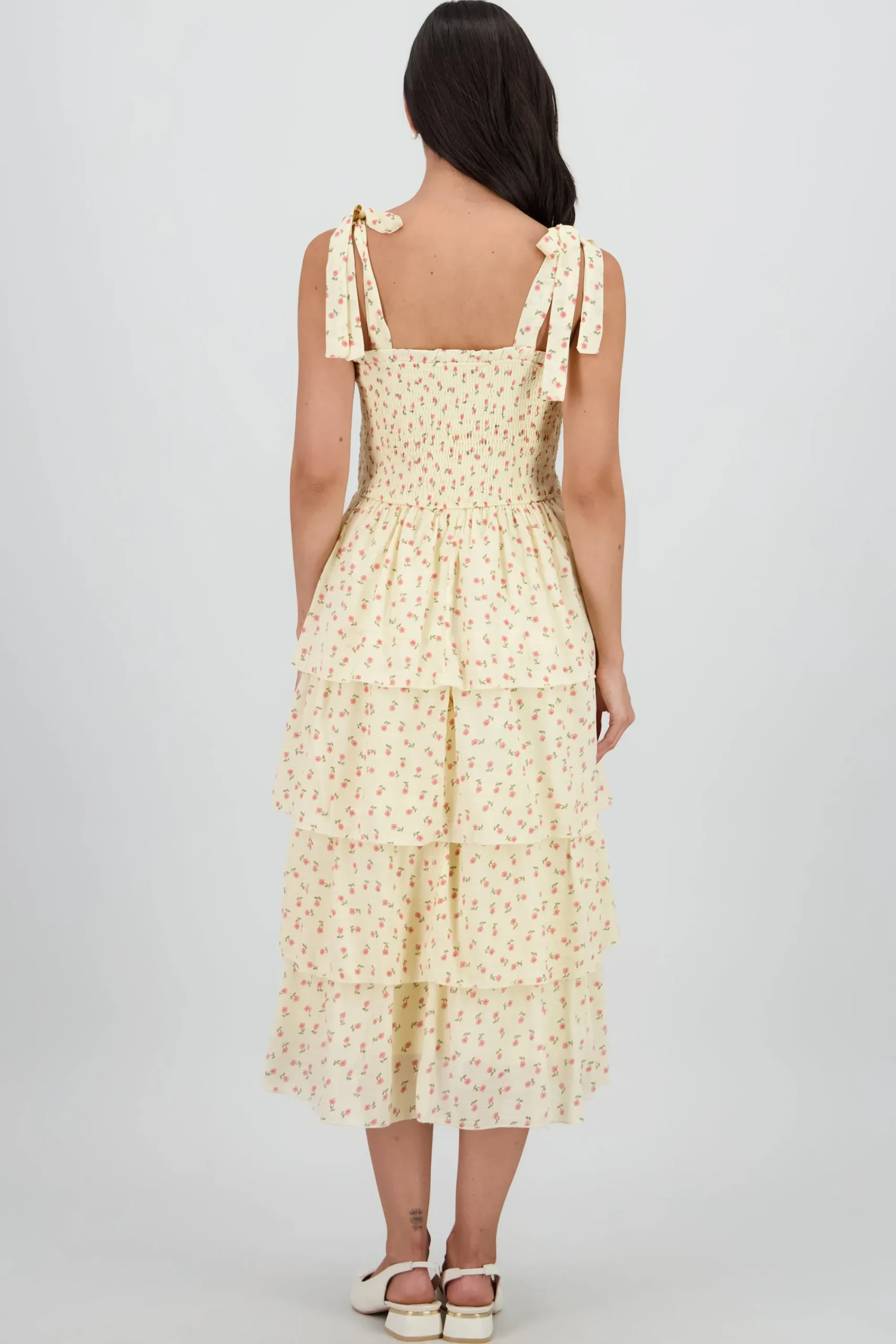 Shasa Floral Layered Maxi Dress
