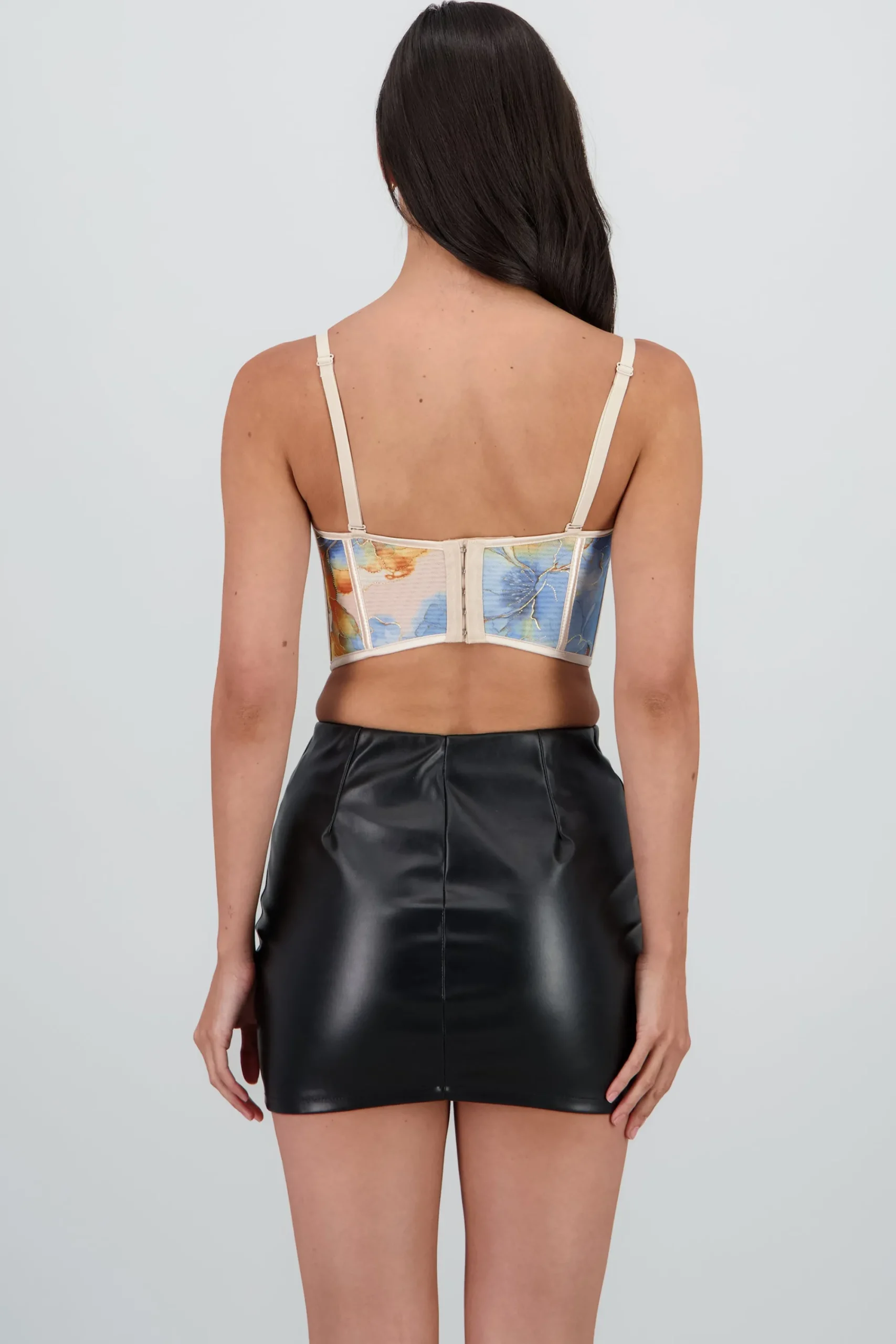 Shasa Floral Print Corset