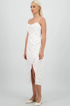 Shasa Floral Print Maxi Dress