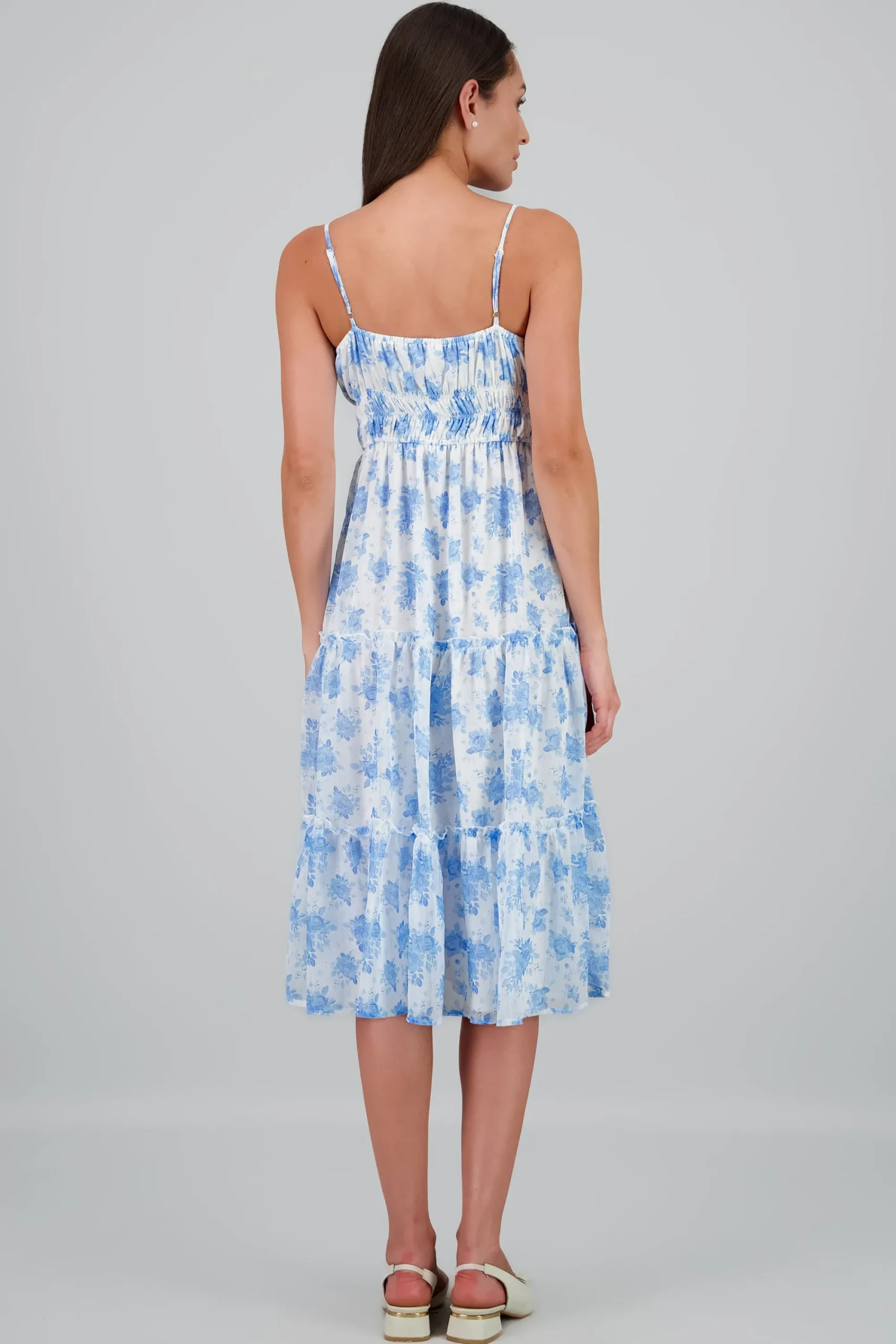 Shasa Floral Print Maxi Dress