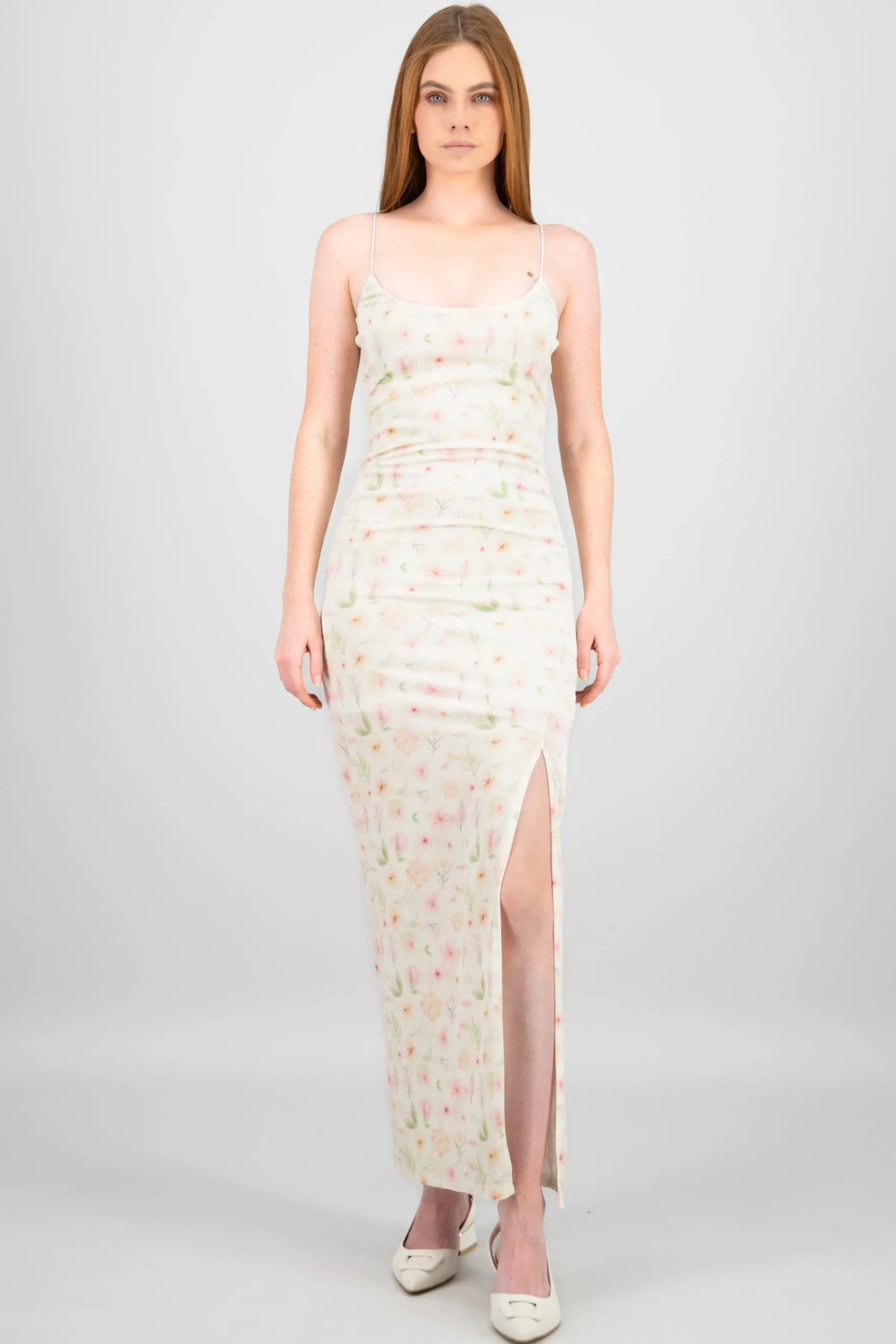 Shasa Floral Slit Maxi Dress