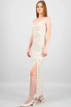 Shasa Floral Slit Maxi Dress