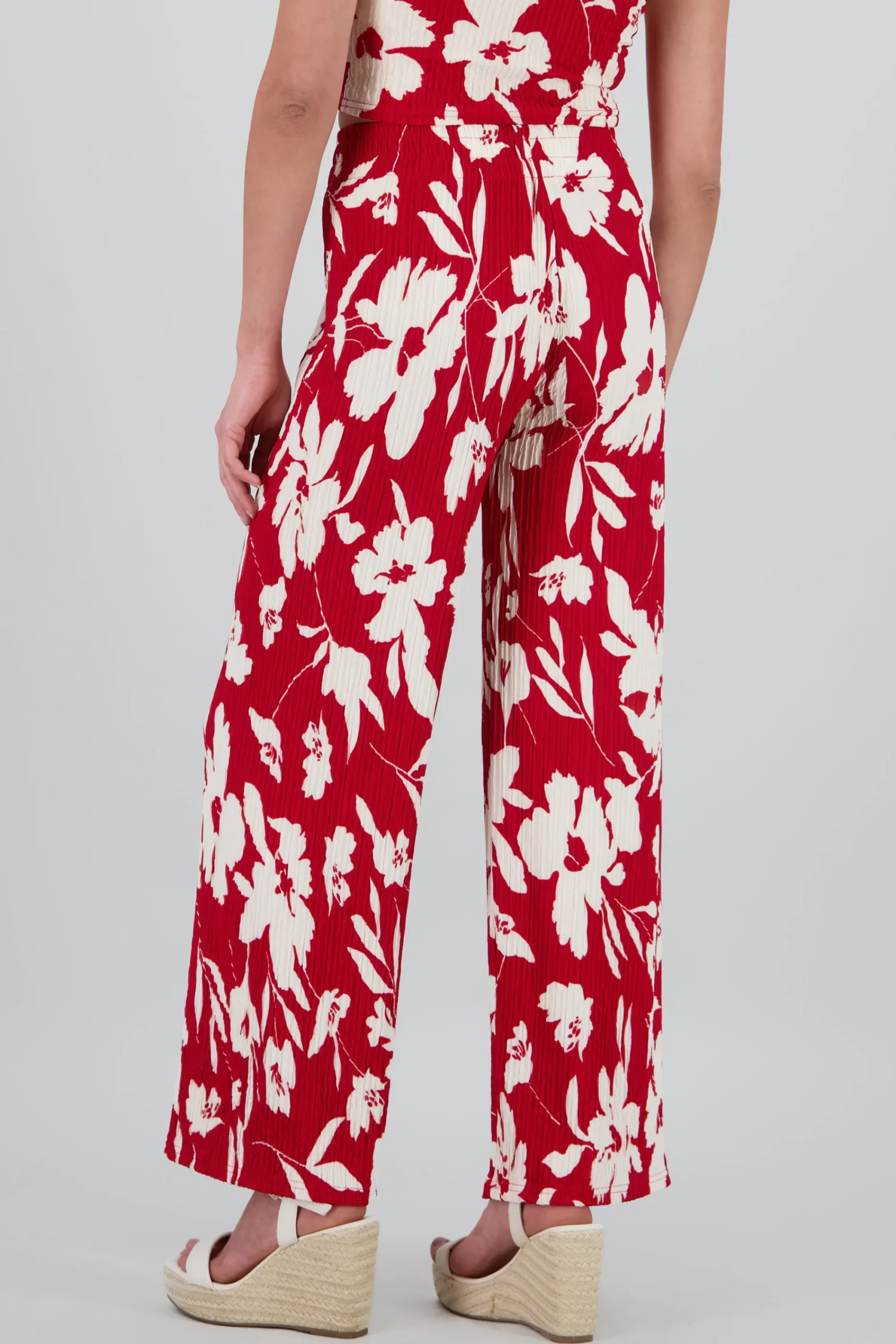 Shasa Flowing Tropical Floral Pants