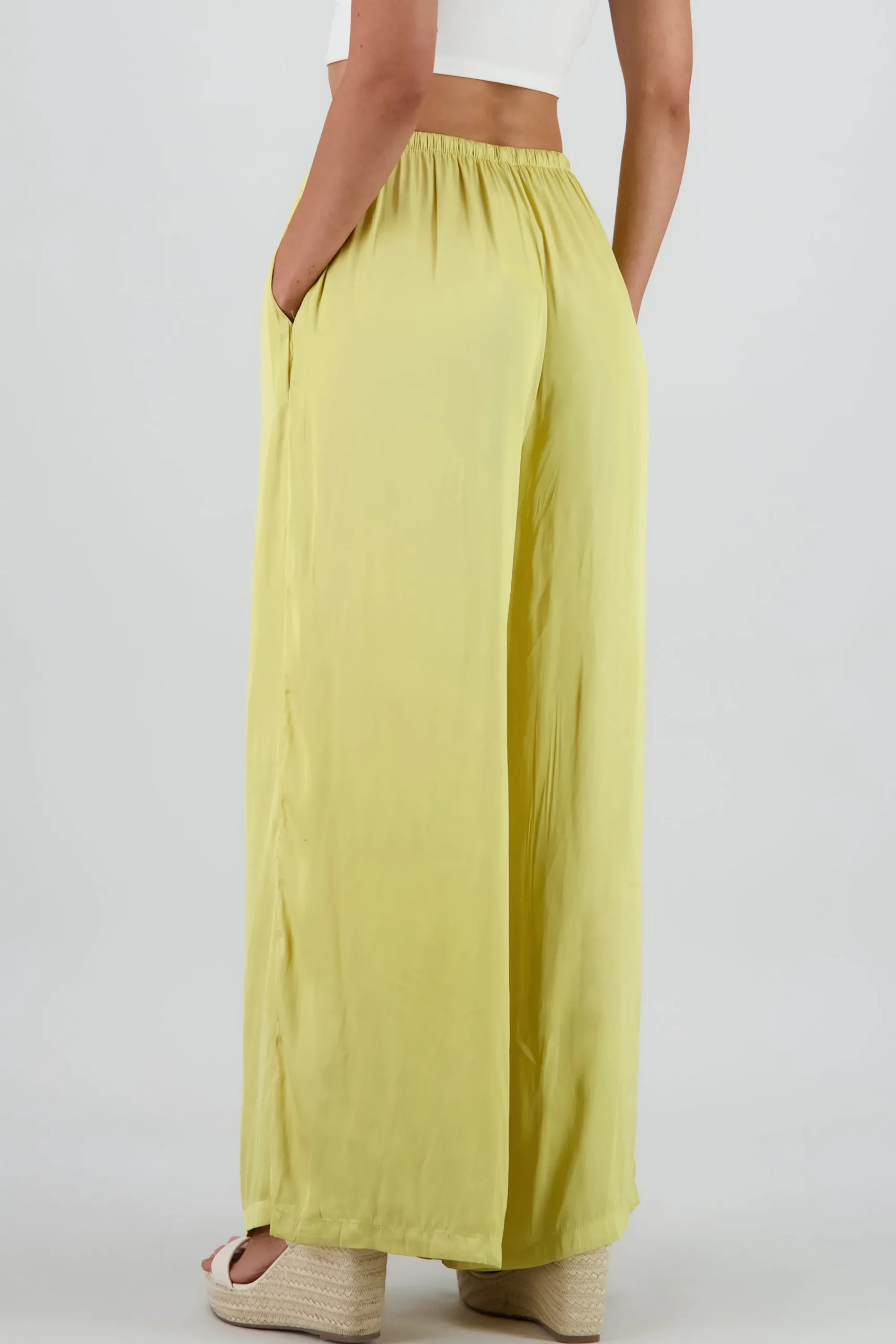 Shasa Flowy Pants with Drawstring Detail
