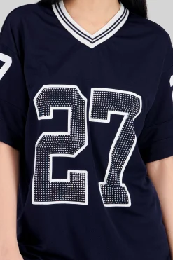 Shasa Glitter Number Sports T Shirt
