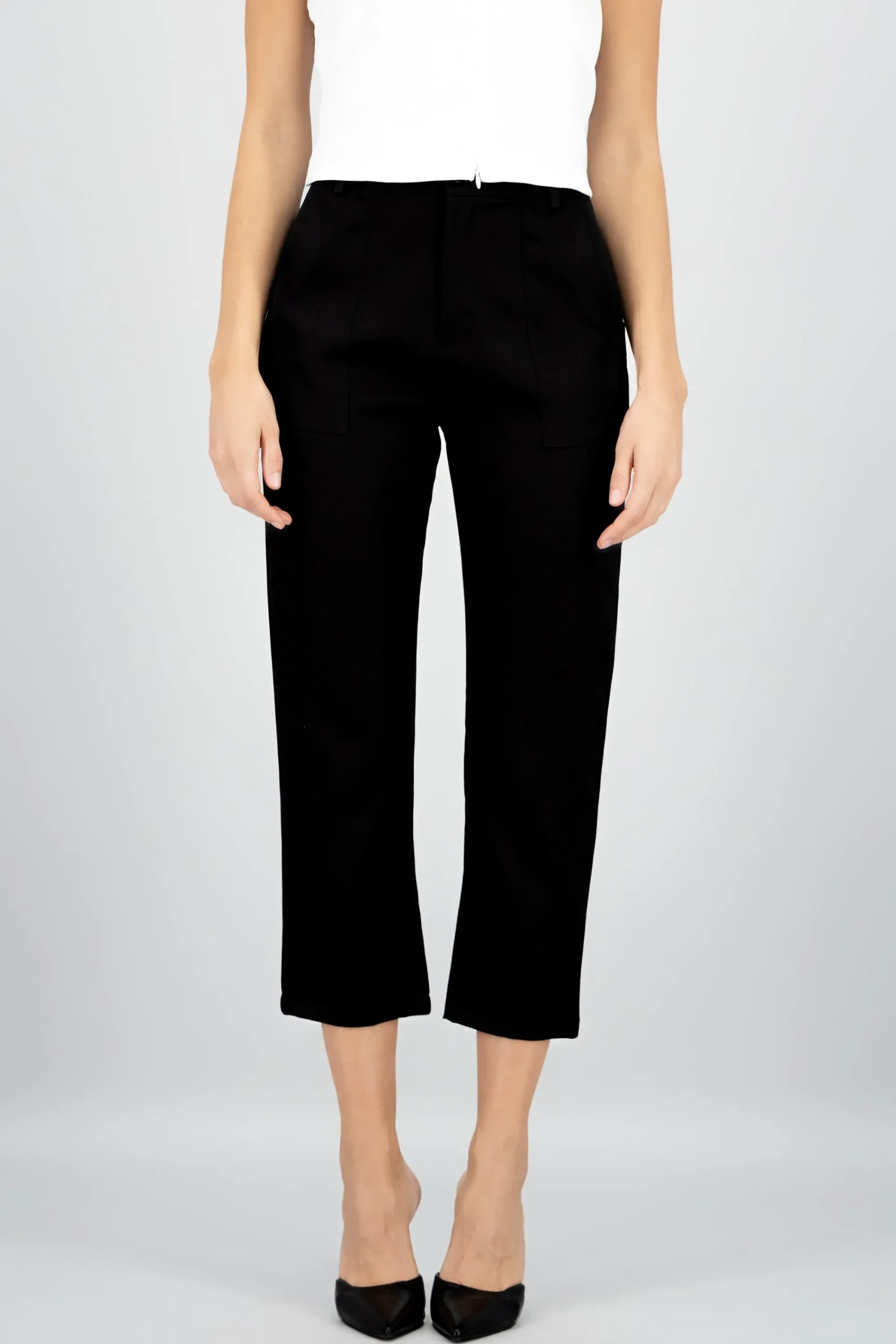 Shasa Highwaisted capri pant with pockets