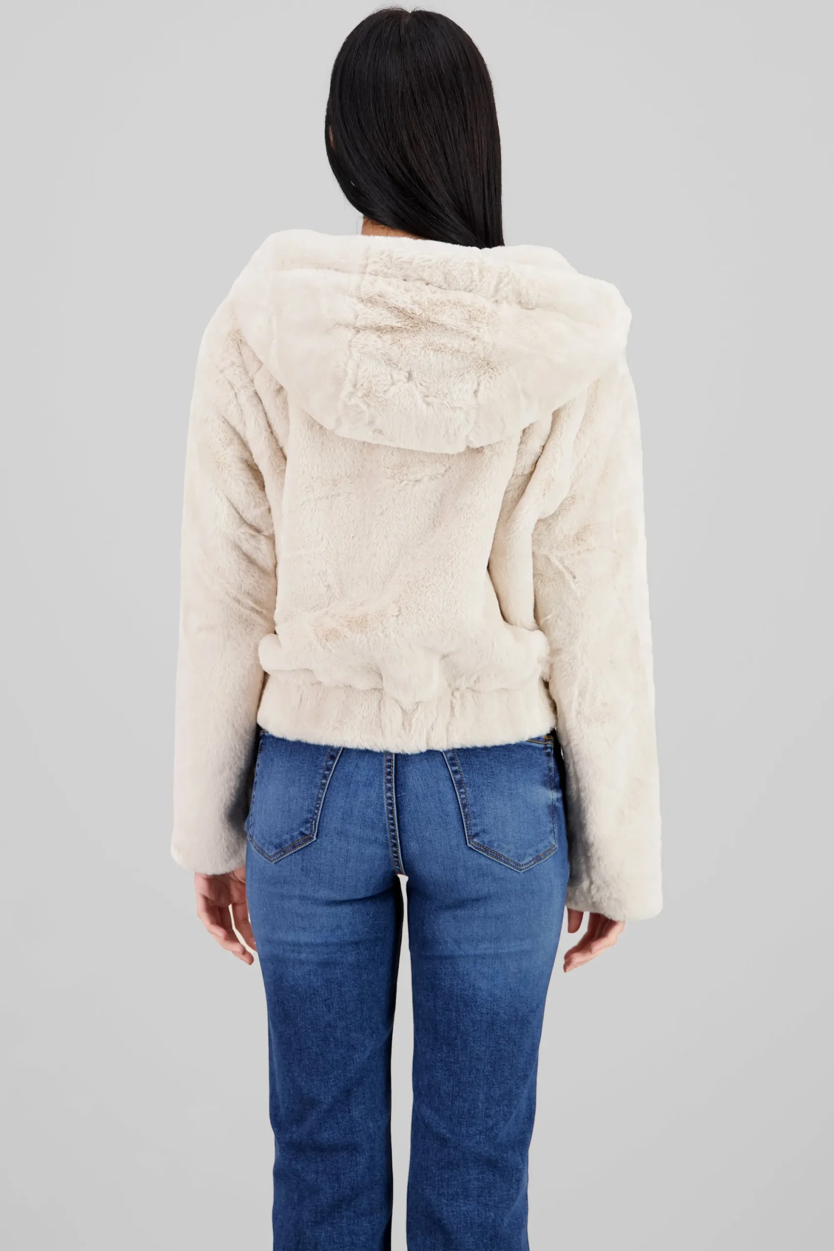 Shasa Hooded Fleece Bomber Jacket