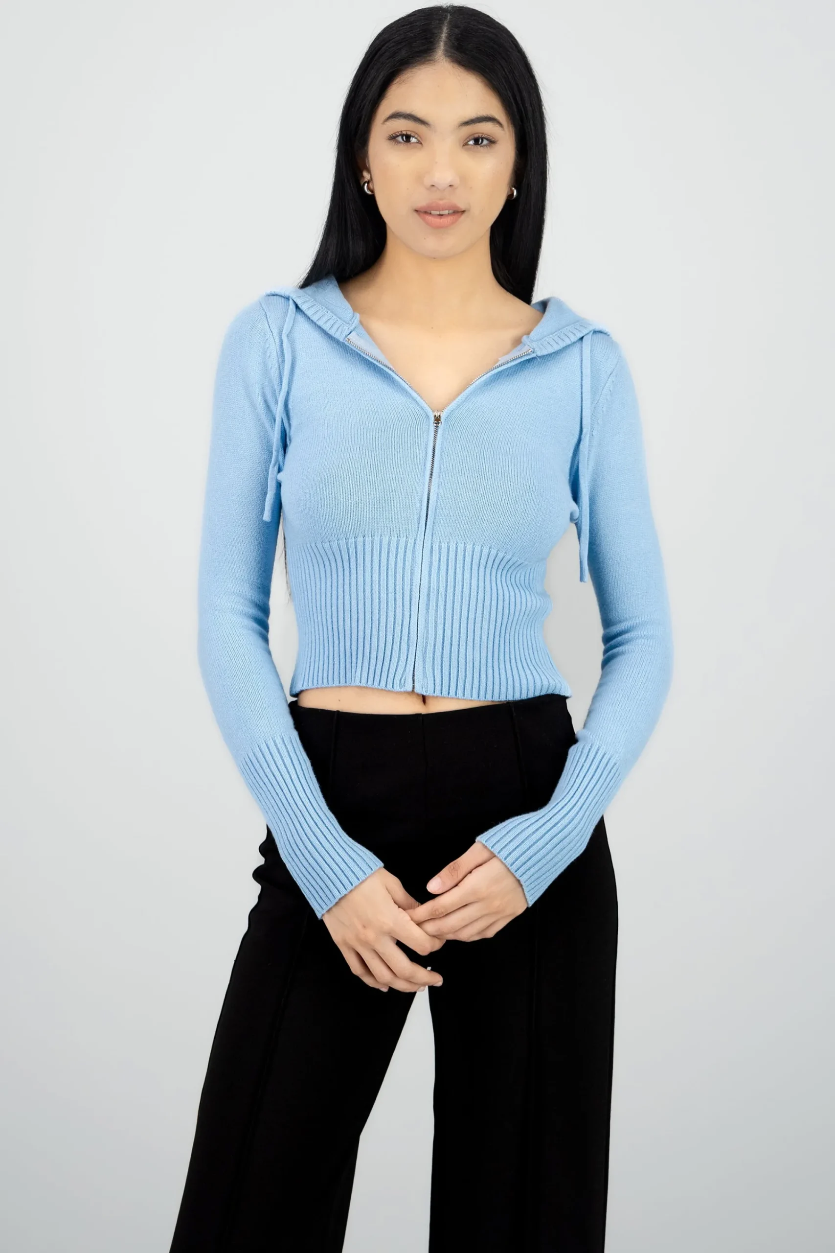 Shasa Hooded Knit Sweater