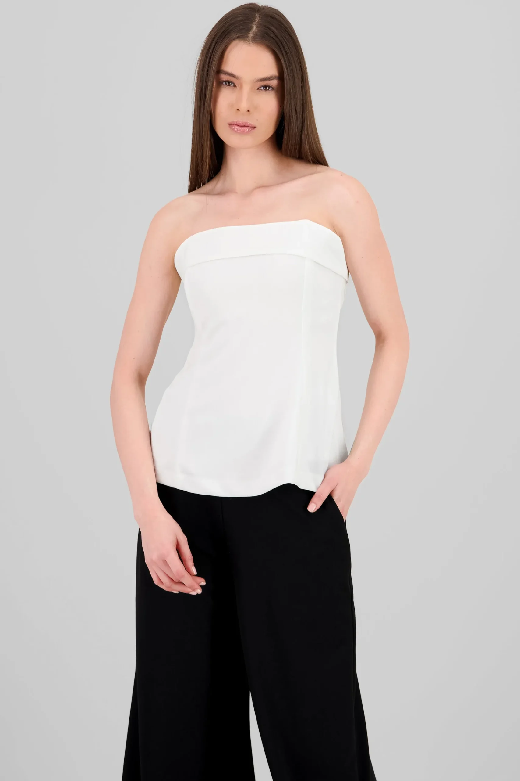 Shasa Hypsters Double Layer Strapless Long Top