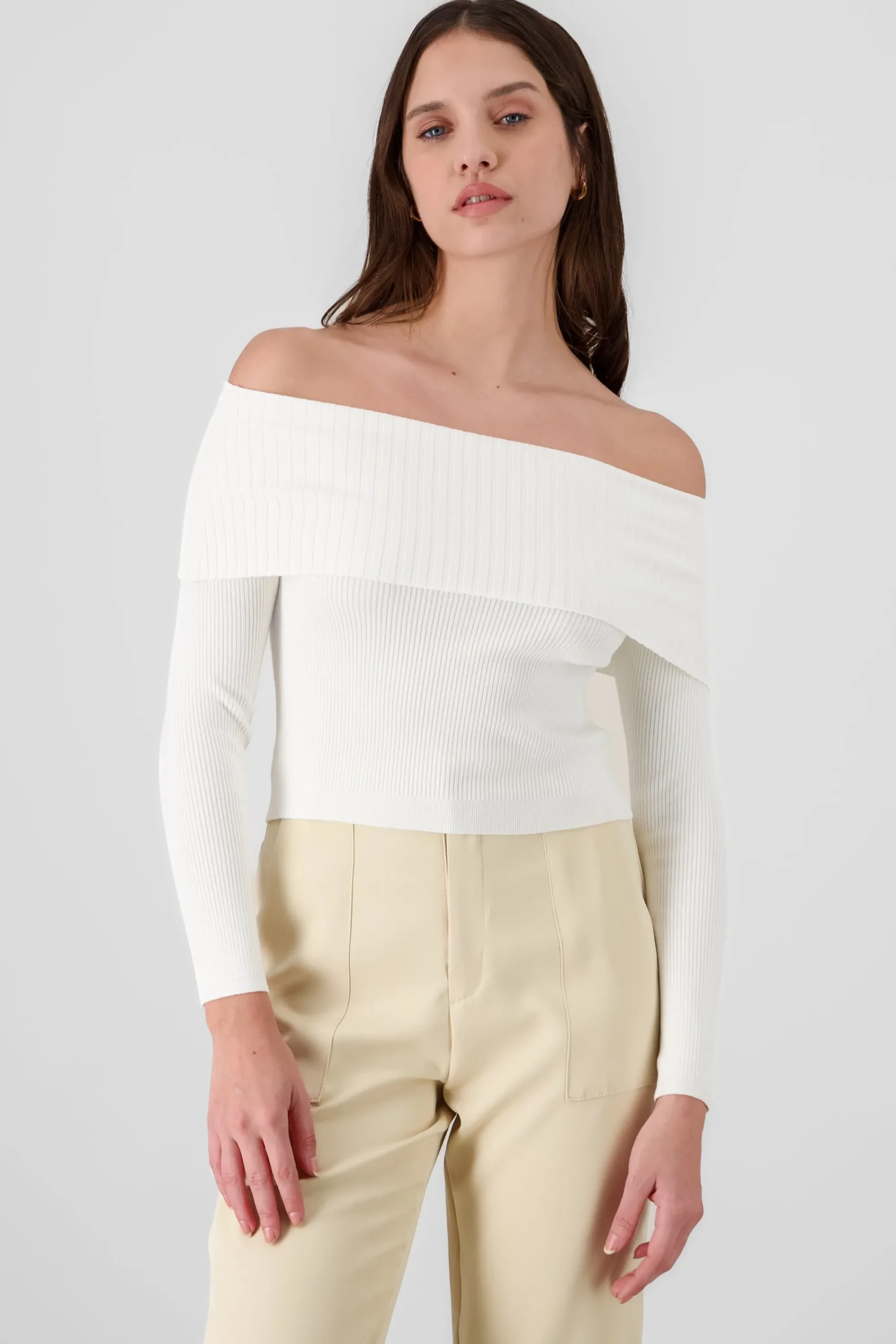 Shasa Knit Bandeau Sweater