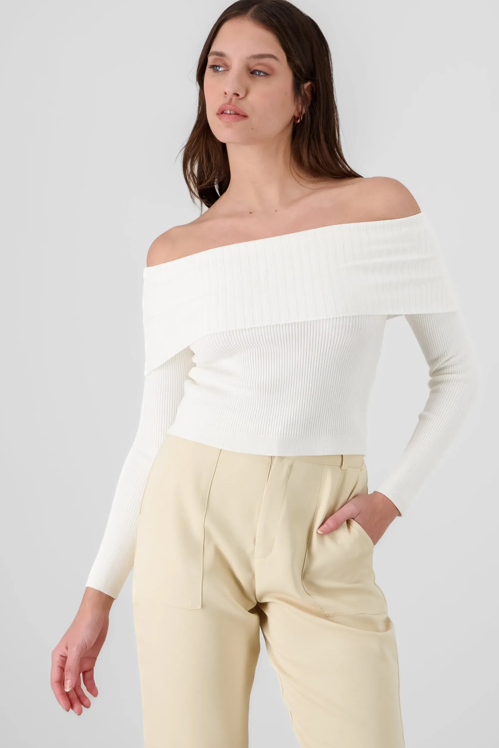 Shasa Knit Bandeau Sweater
