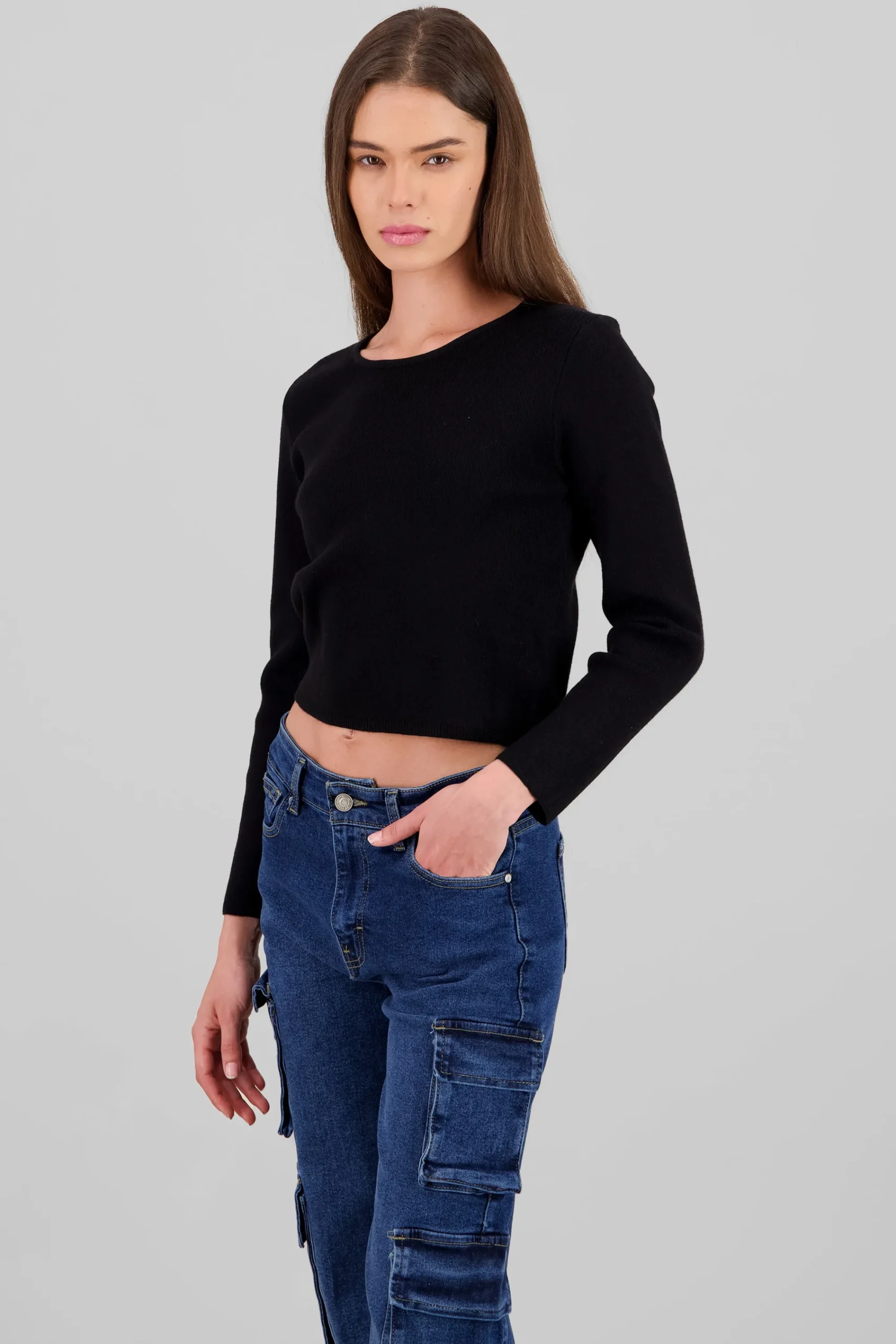 Shasa Knit Crew Neck Sweater