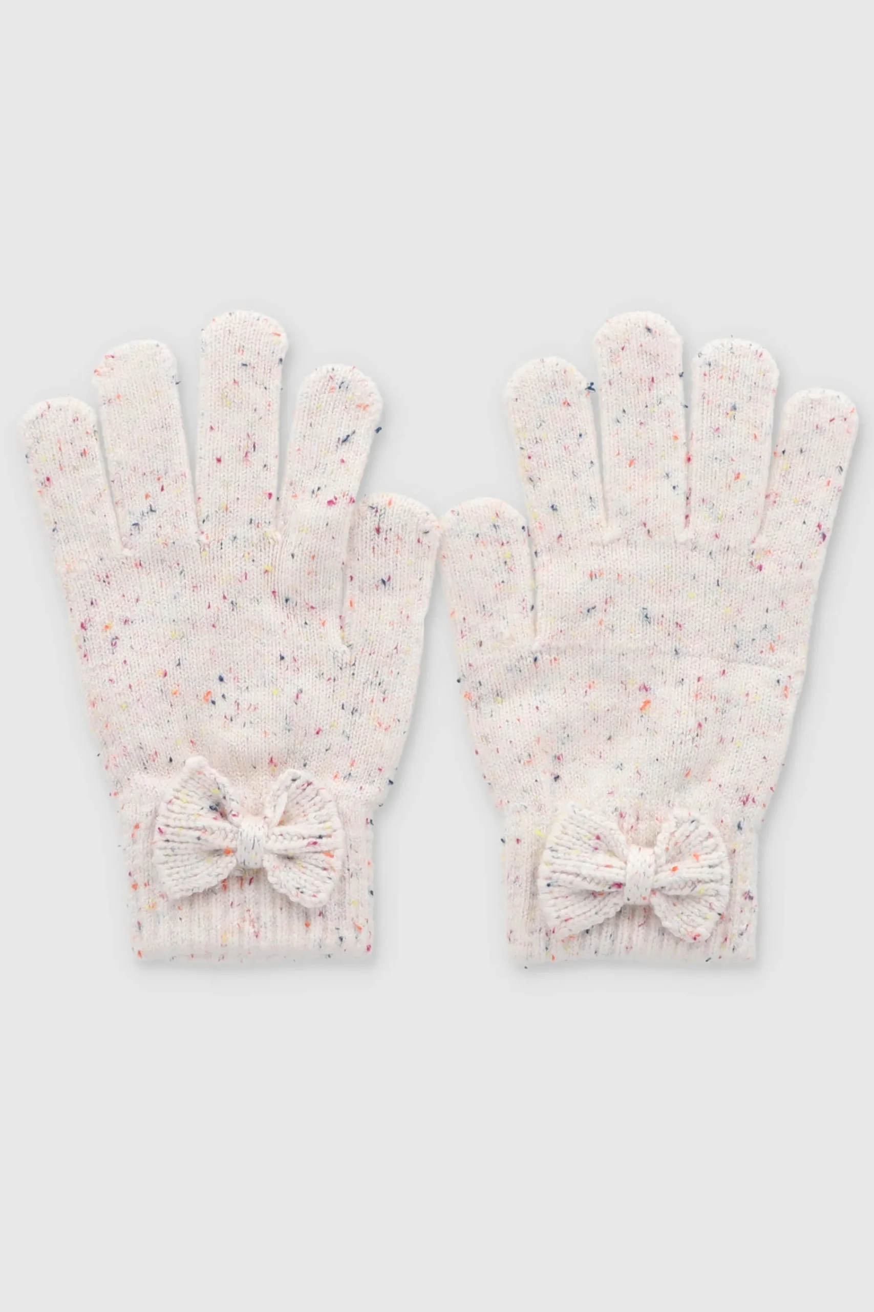 Shasa Knit Gloves with Bow