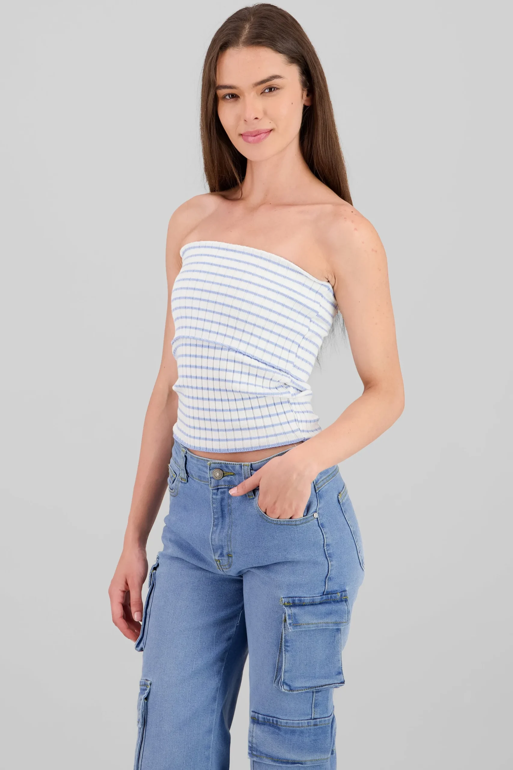 Shasa Knit Off Shouder Top