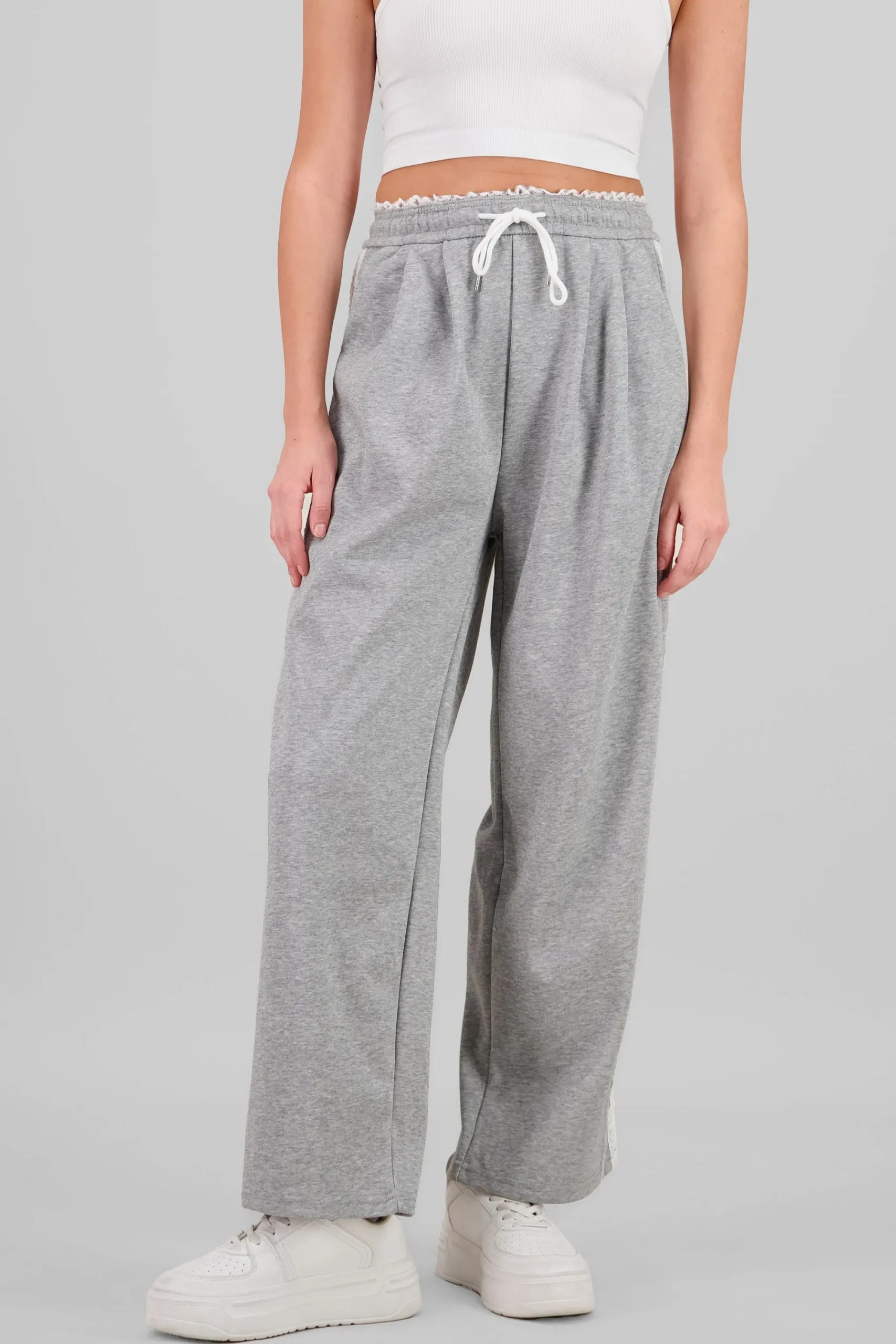 Shasa Lace Detail Pants