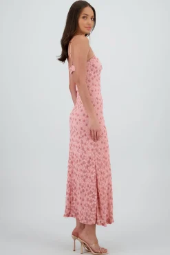 Shasa Lace Maxi Dress with Back Detail