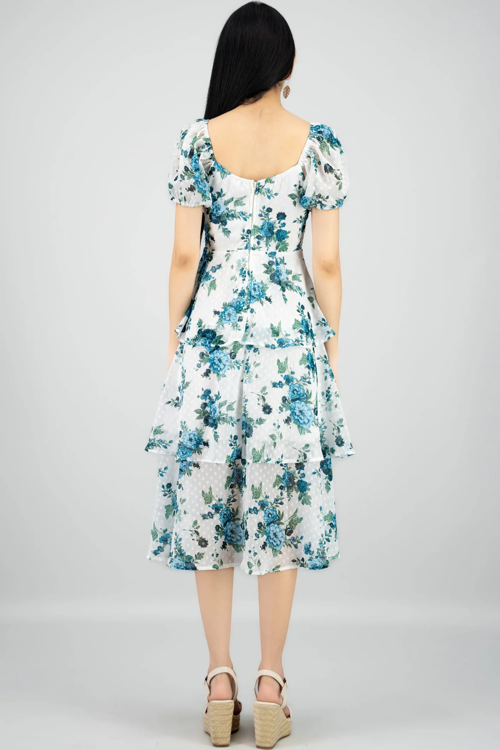 Shasa Layered Floral Maxi Dress
