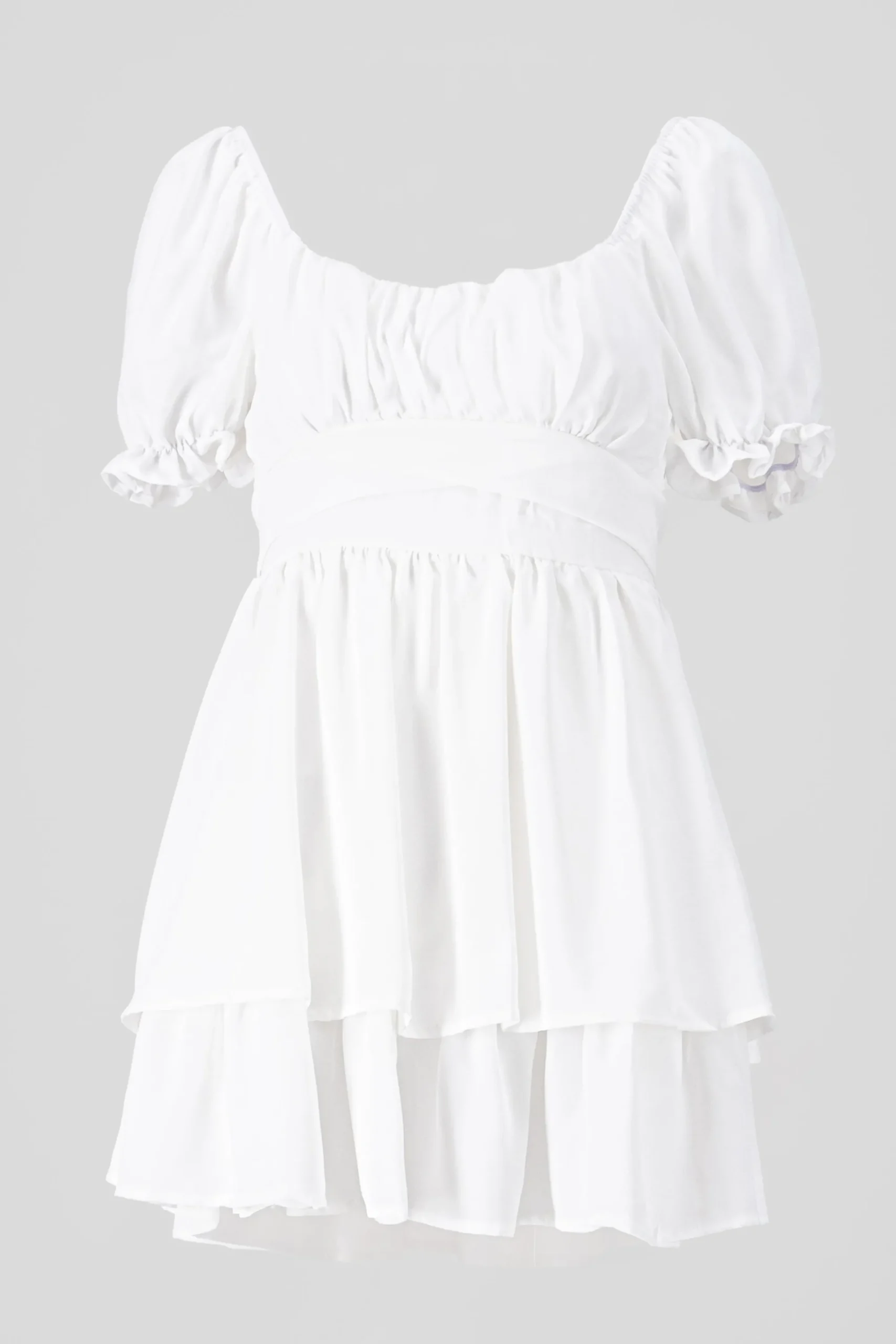 Shasa Layered ruffle mini dress