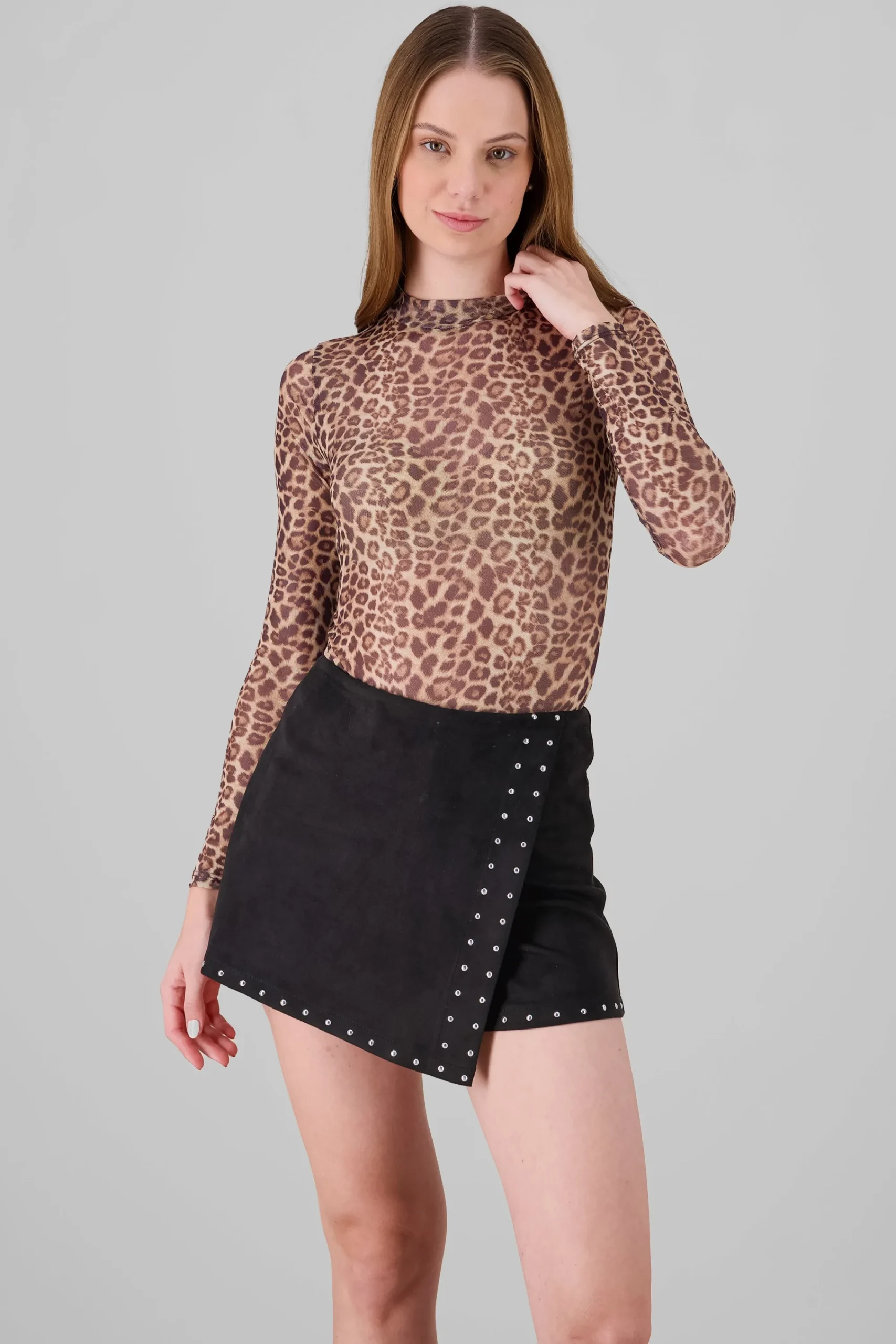 Shasa Leopard Print Bodysuit
