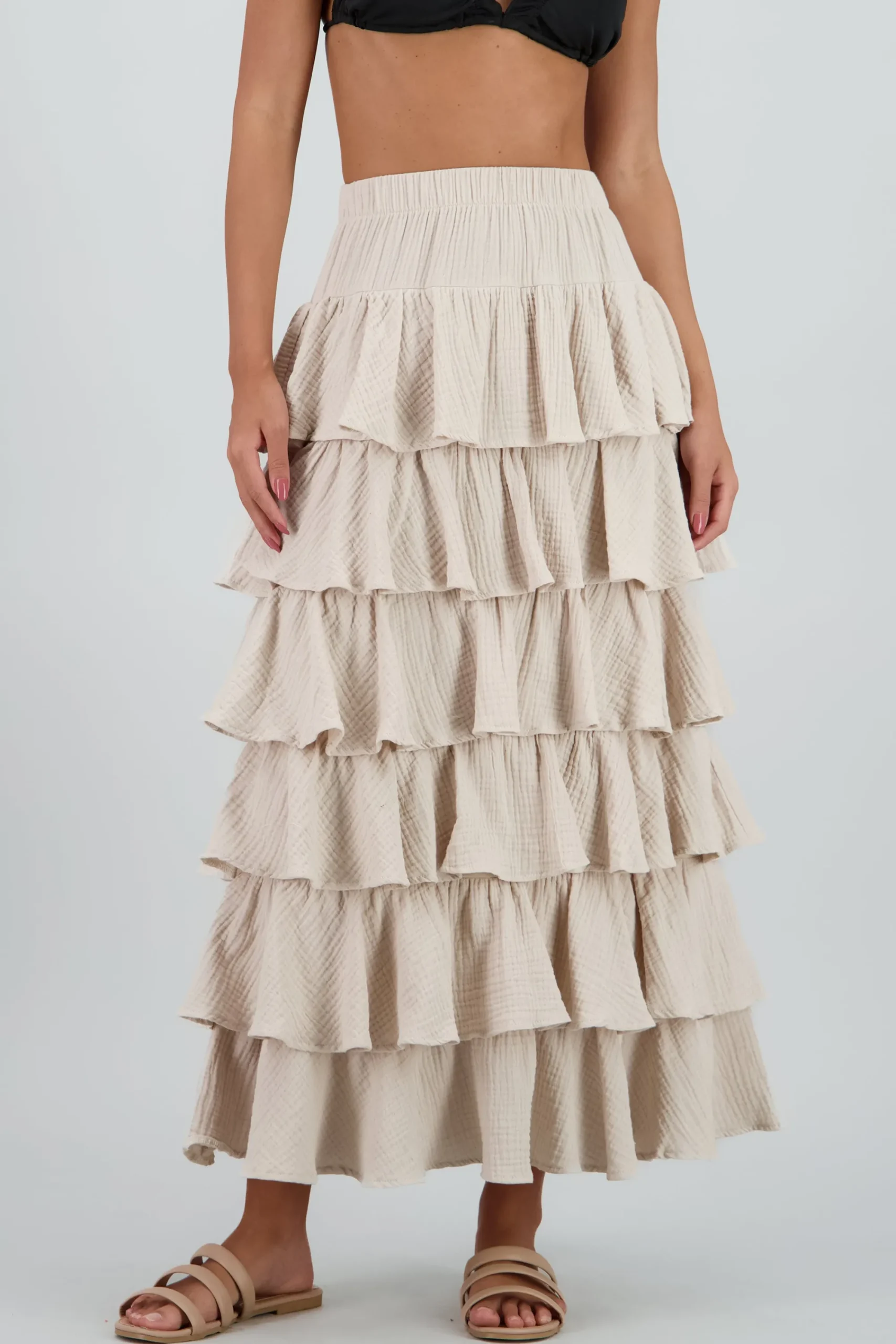 Shasa Lightweight Ruffle Skirt