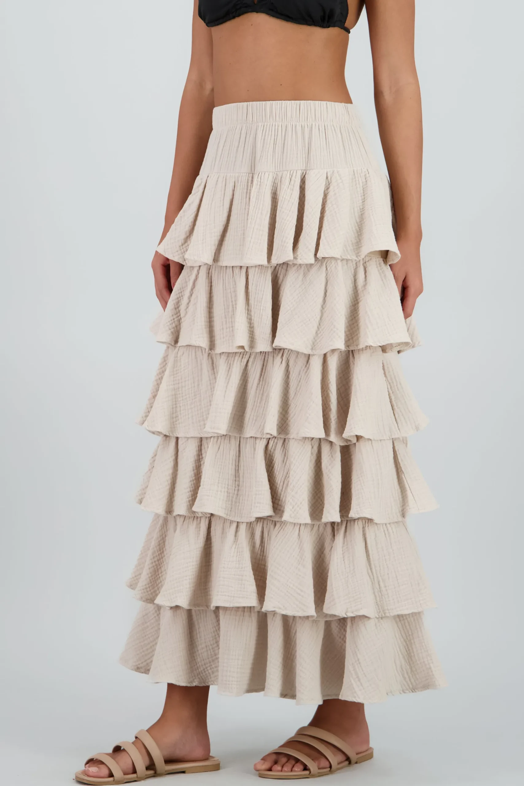 Shasa Lightweight Ruffle Skirt