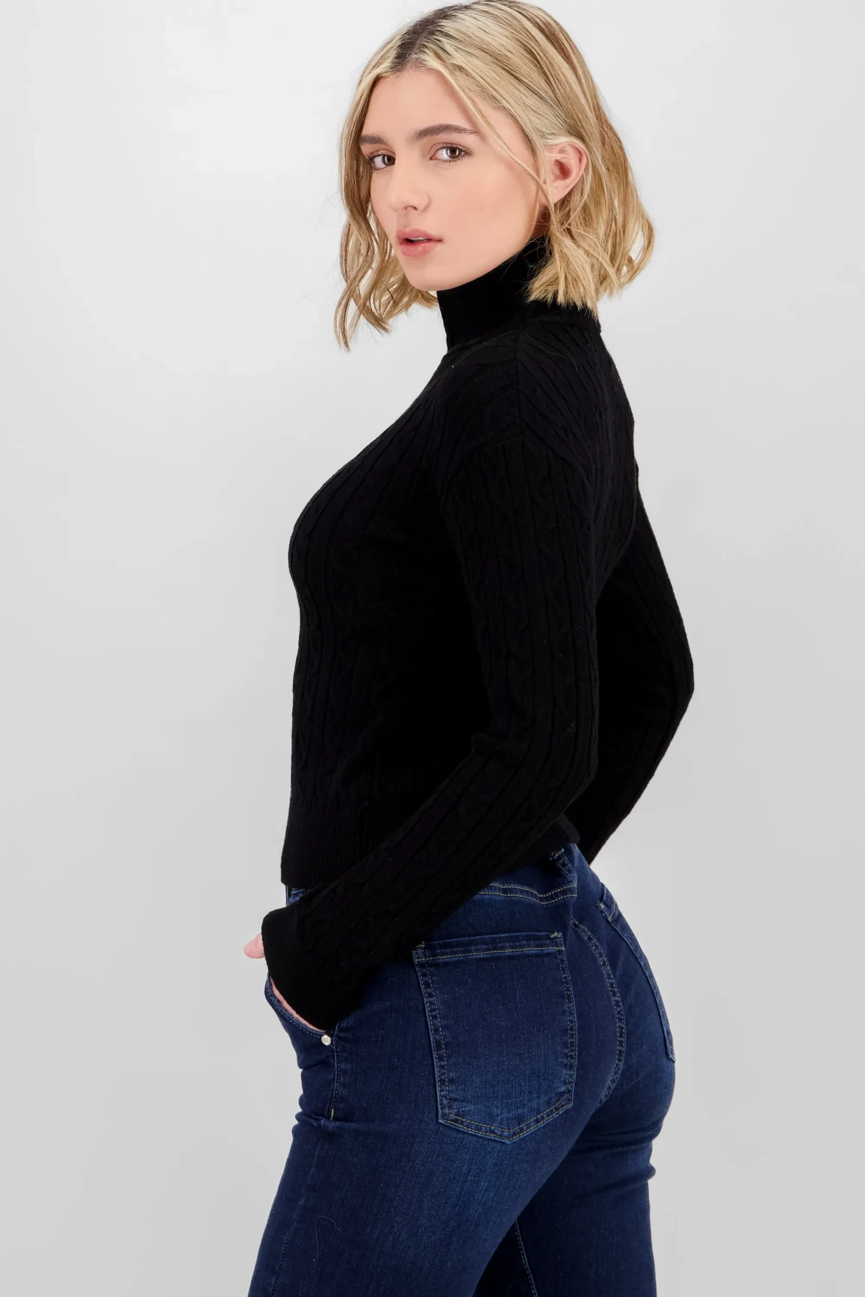 Shasa Long Sleeve Knit Sweater