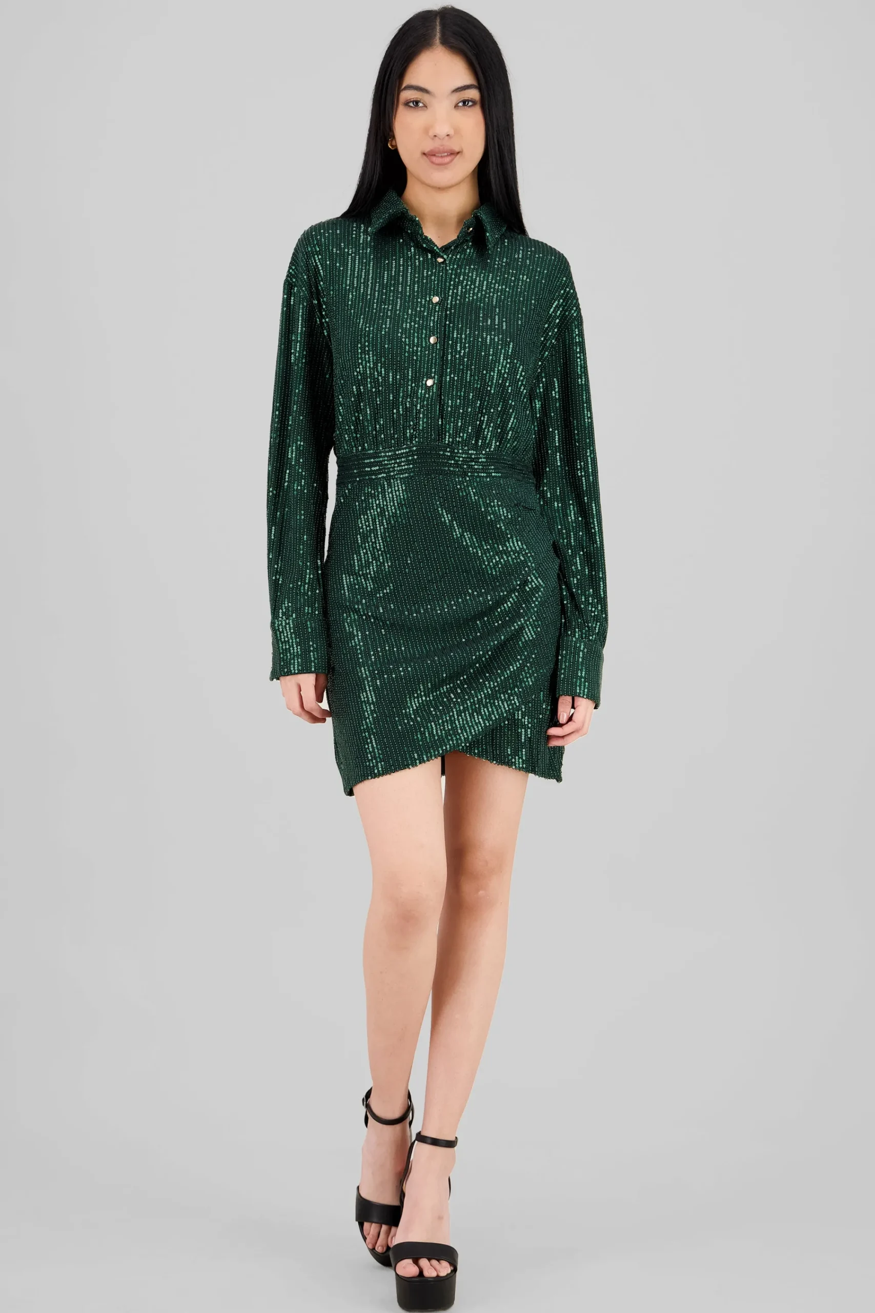 Shasa Long Sleeve Mini Dress