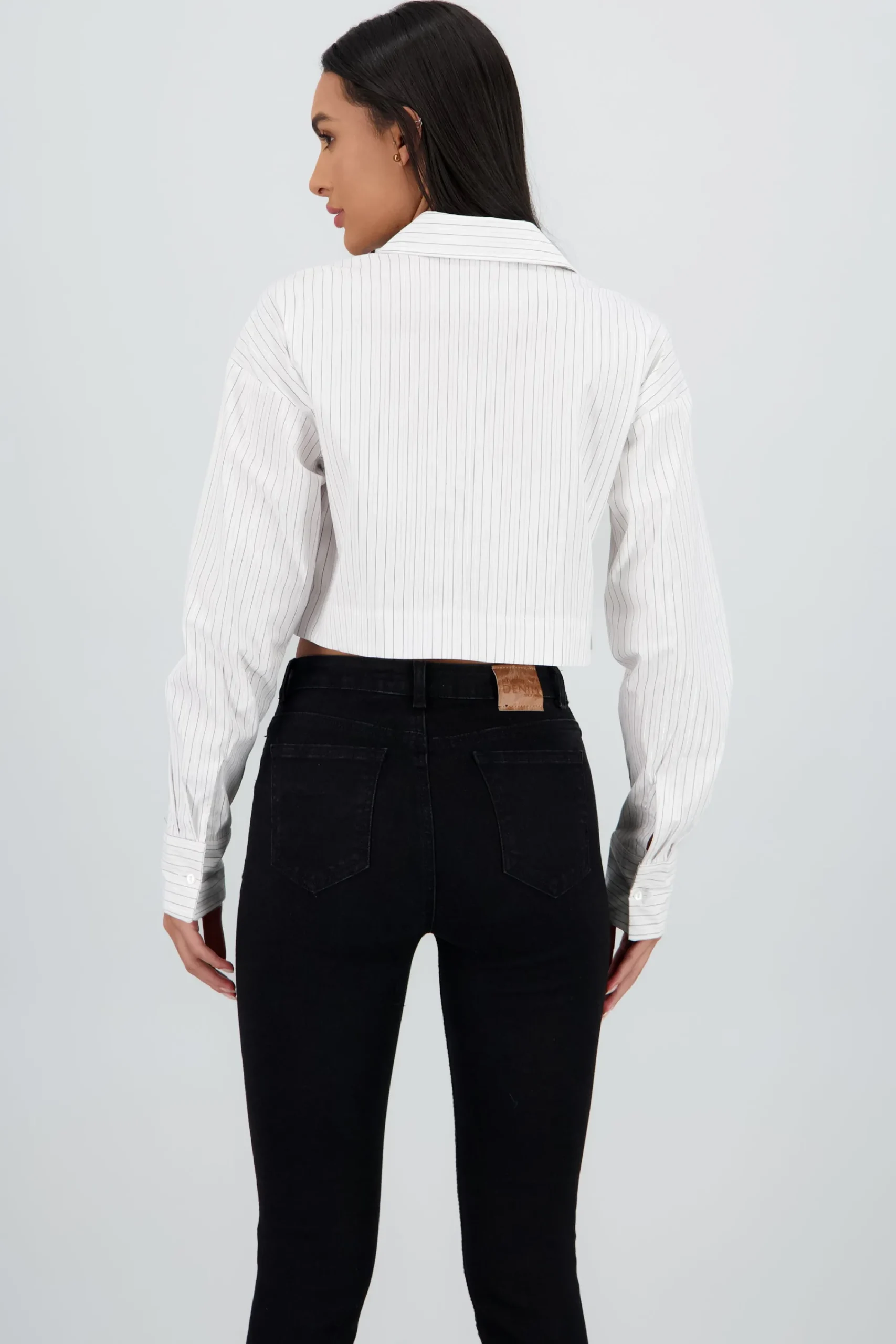 Shasa Long Sleeve Shirt with Pocket Detail