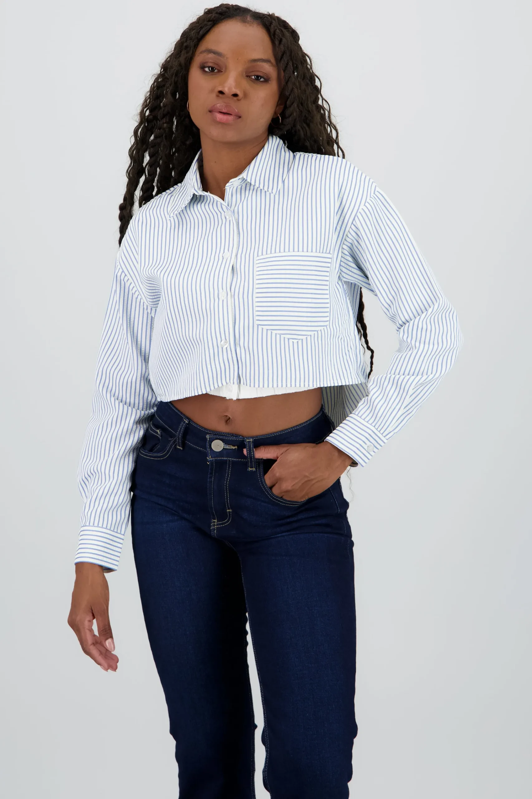 Shasa Long Sleeve Striped Shirt