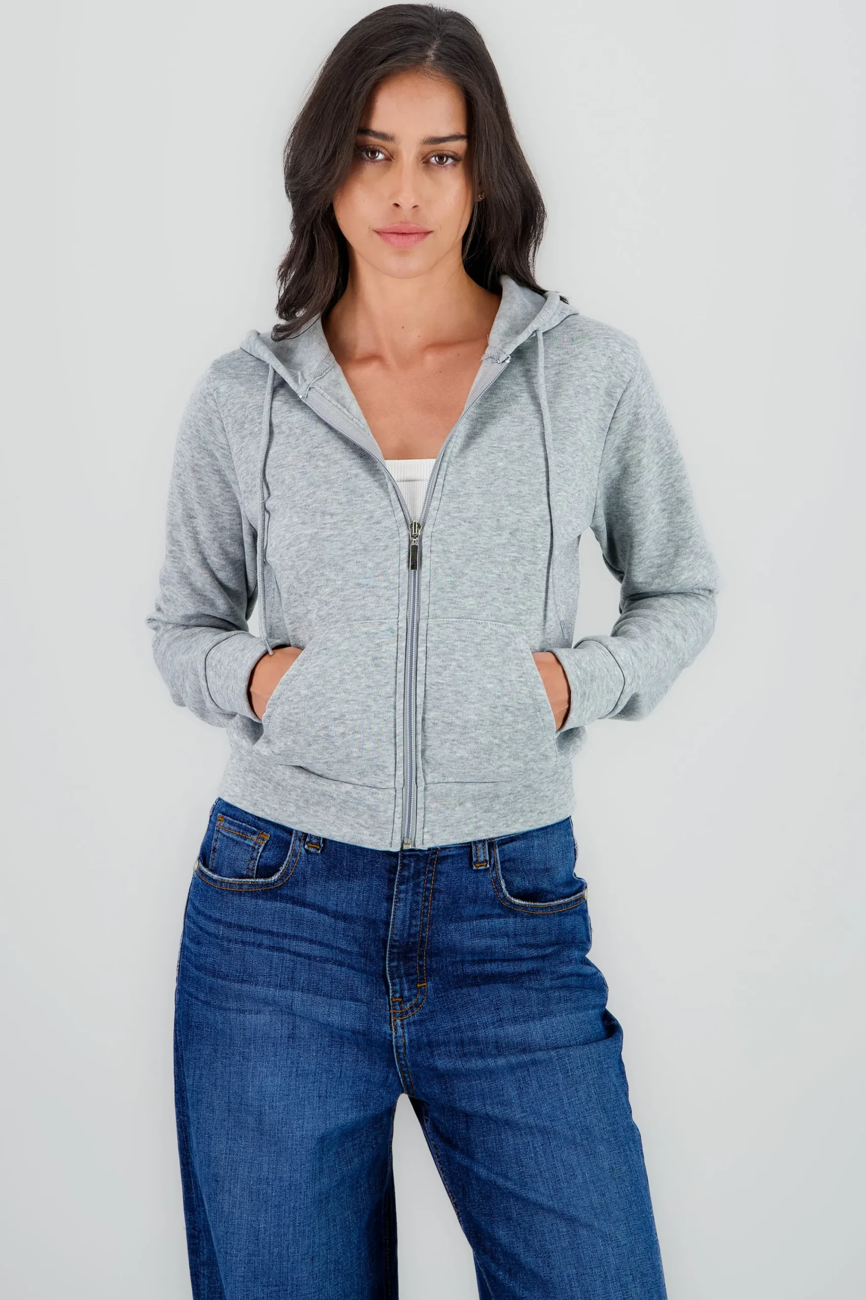 Shasa Long Zip Up Sweatshirt