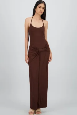 Shasa Maxi Dress with Waist Knot Detail
