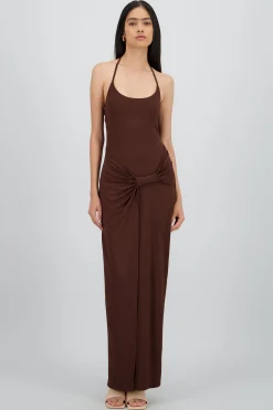 Shasa Maxi Dress with Waist Knot Detail