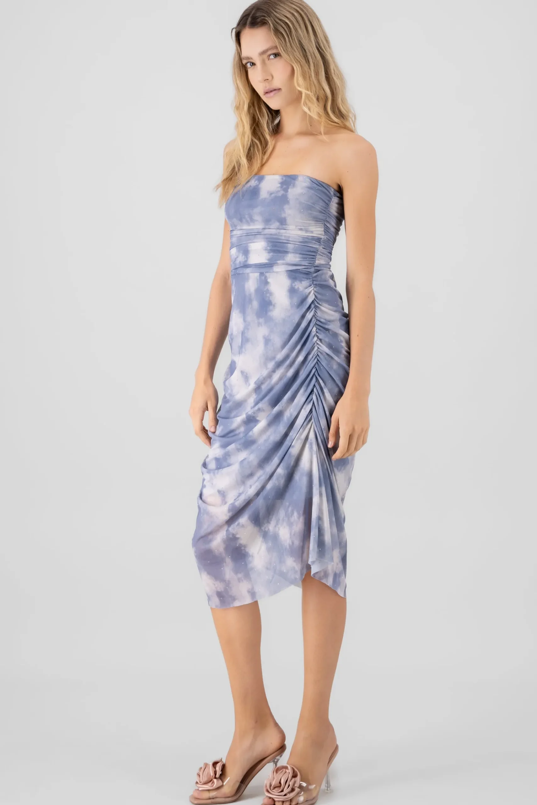 Shasa Mesh Midi Dress