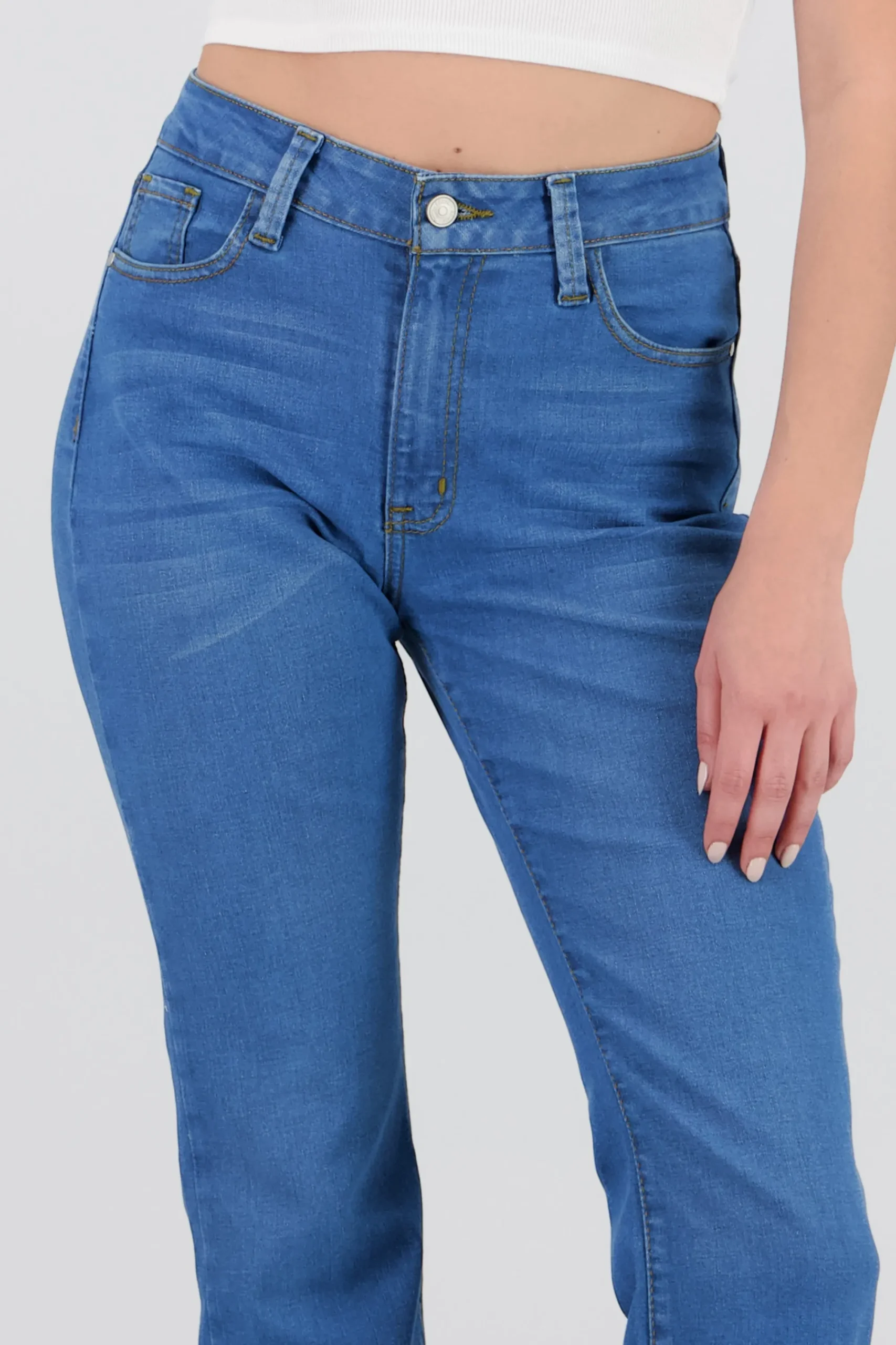 Shasa Mid Rise Flared Jeans