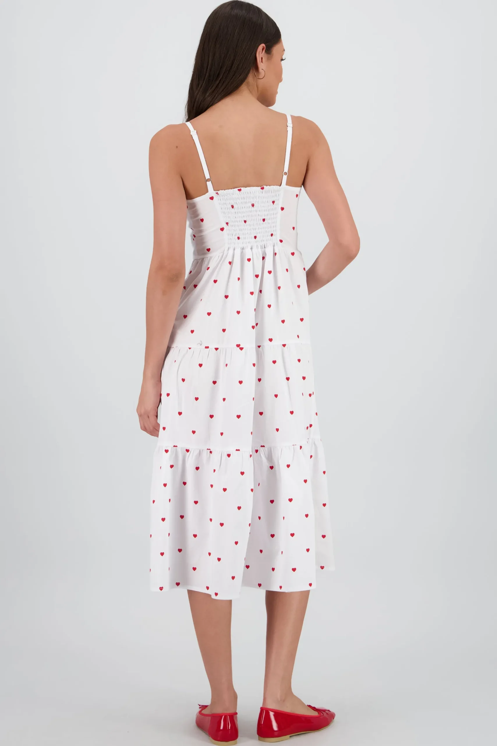 Shasa Midi Dress with Straps