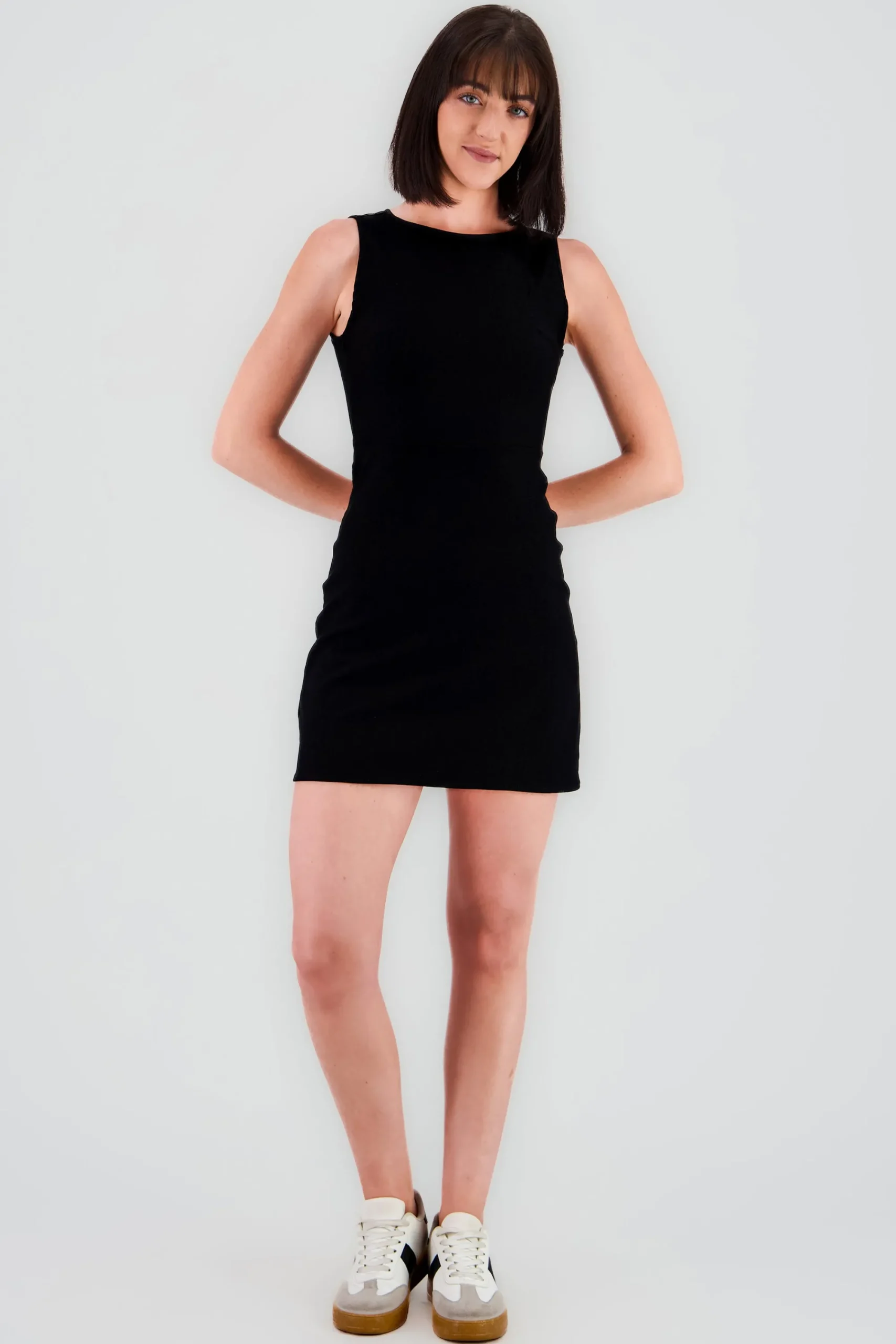 Shasa Mini Dress with Open Back Detail
