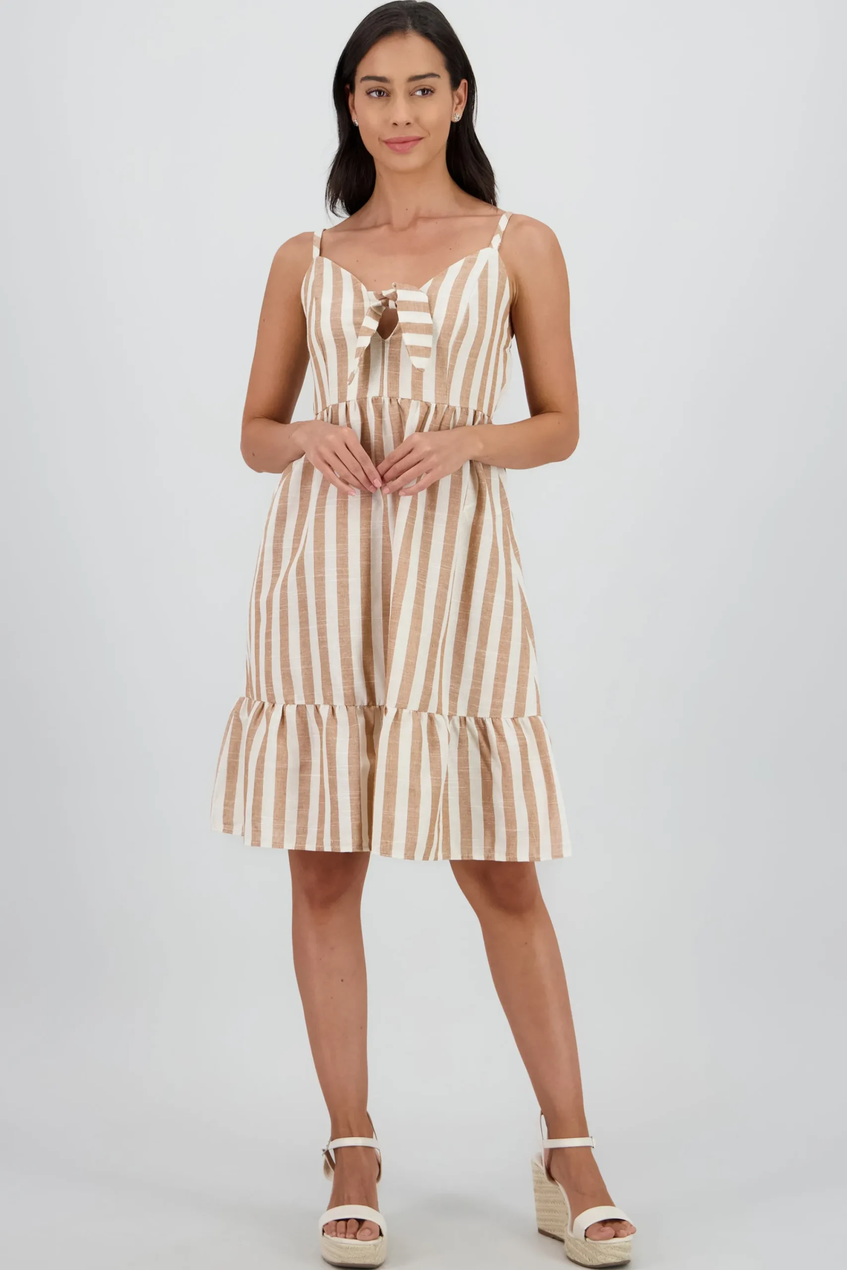 Shasa Mini Dress with Ruffle Detail
