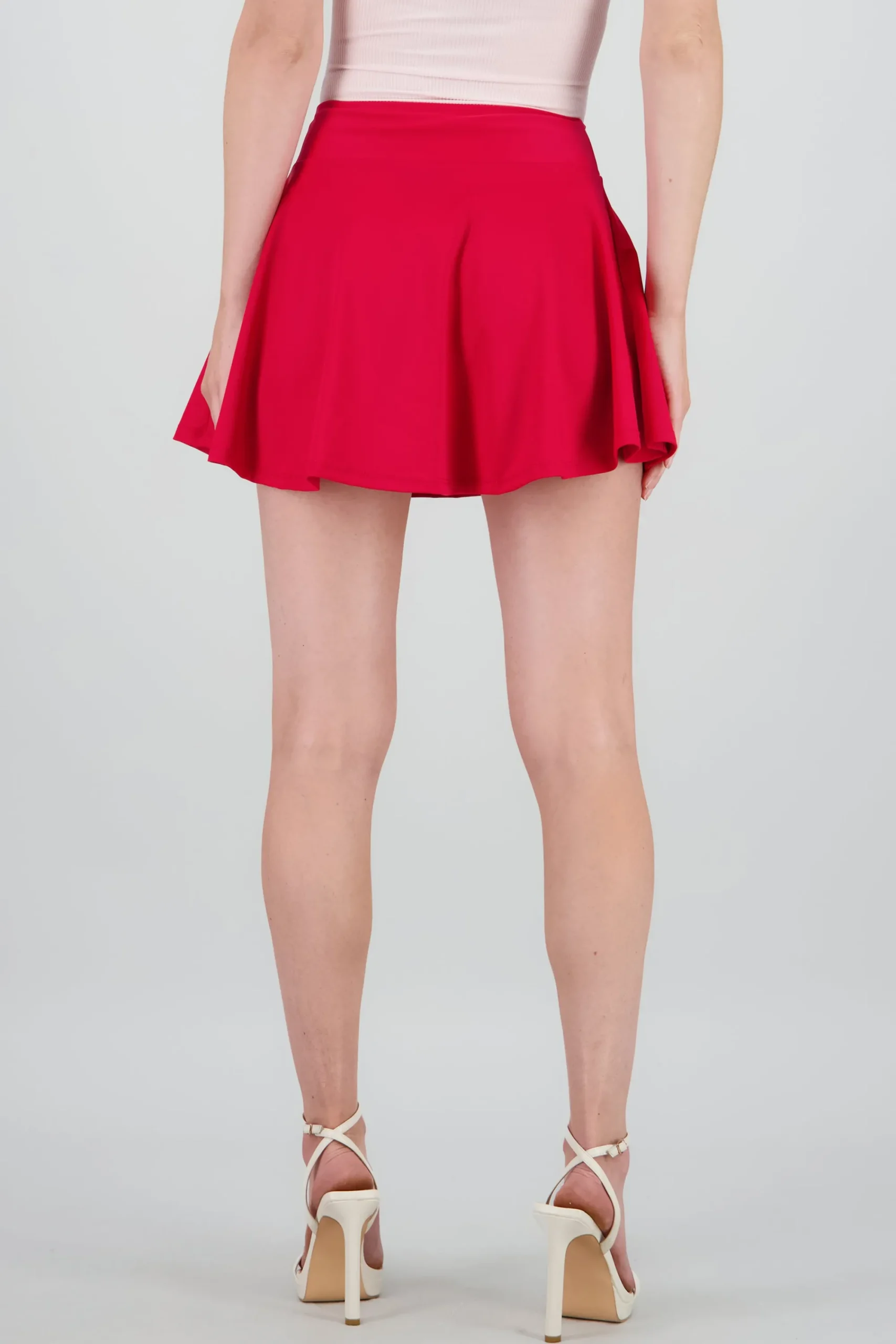Shasa Mini Skirt with Wide Waistband Detail