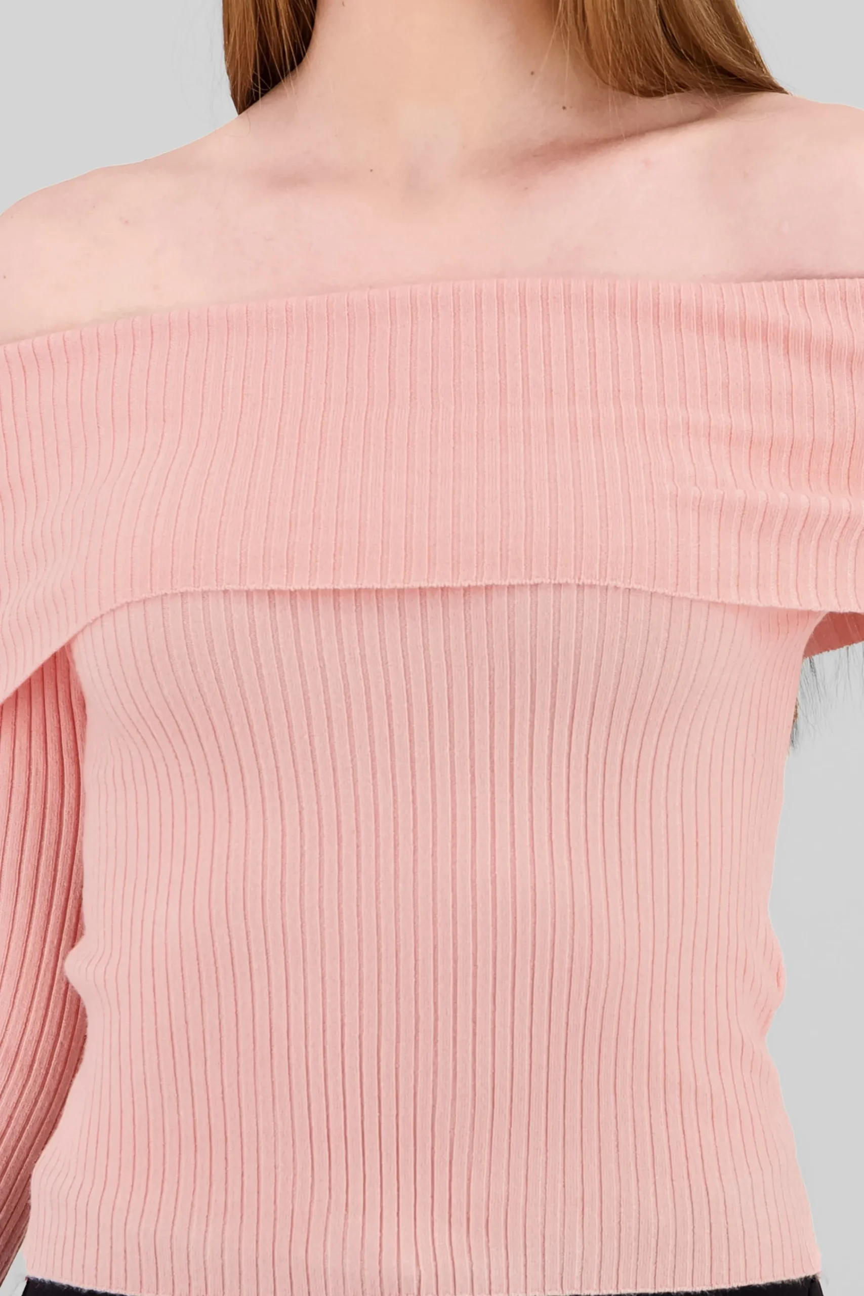 Shasa Off Shoulder Knit Sweater